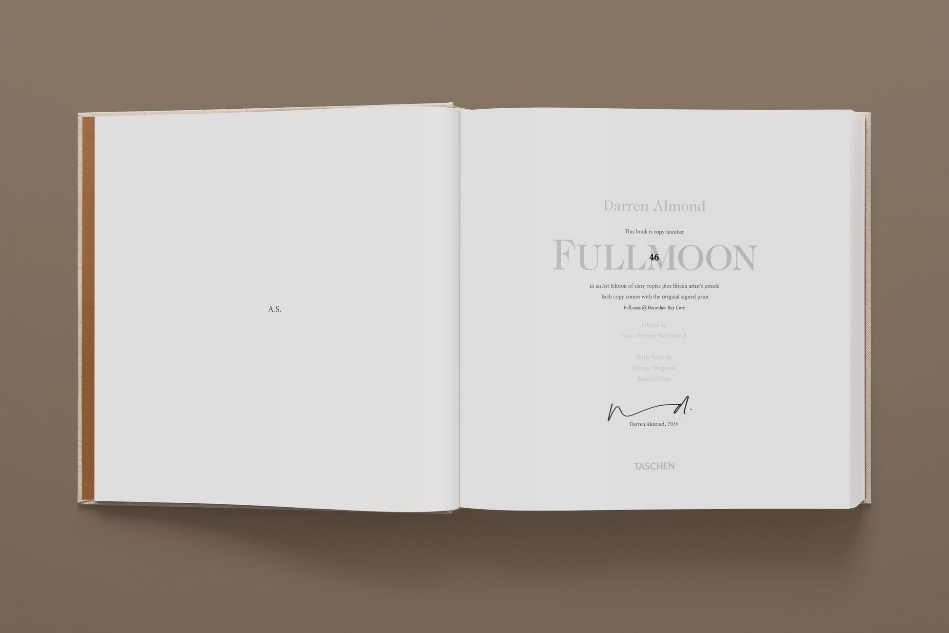 Darren Almond. Fullmoon. Art Edition No. 1–60, ‘Fullmoon@Horseshoe Bay Cove’