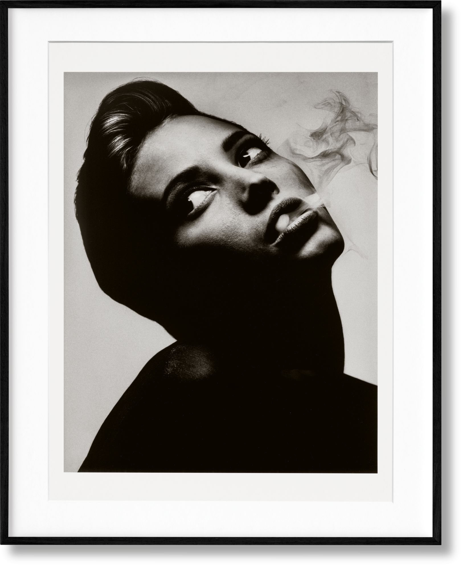 Albert Watson. Kaos. 2.ª edición. Edición de Arte n.º 101-150, "Christy Turlington (Humo), Ciudad de Nueva York", 1990