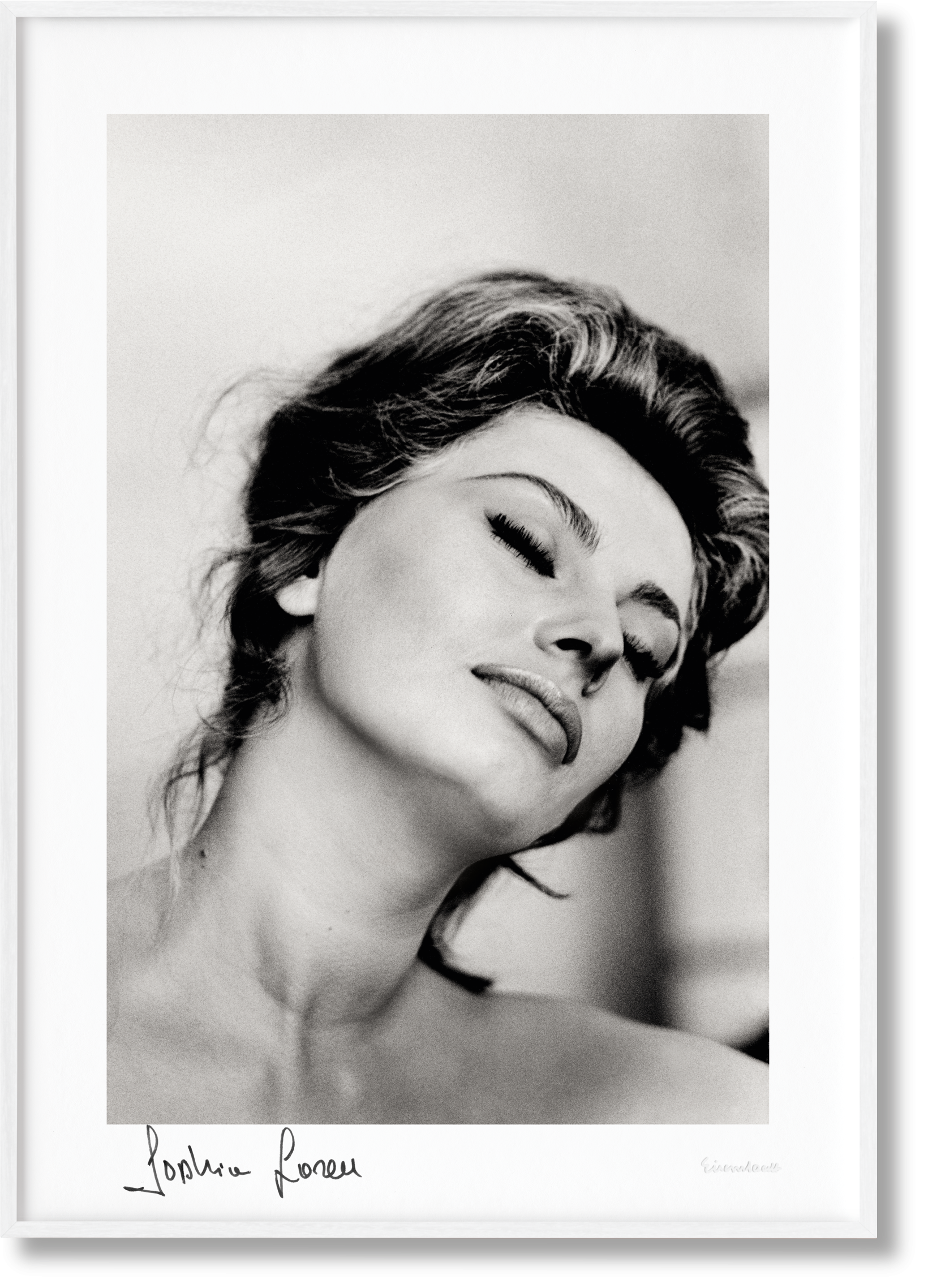 Sophia por Eisenstaedt. Edición de Arte n.º 1-100, "Toscana", 1961