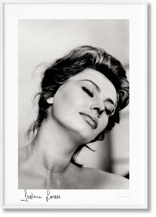 Sophia por Eisenstaedt. Edición de Arte n.º 1-100, "Toscana", 1961