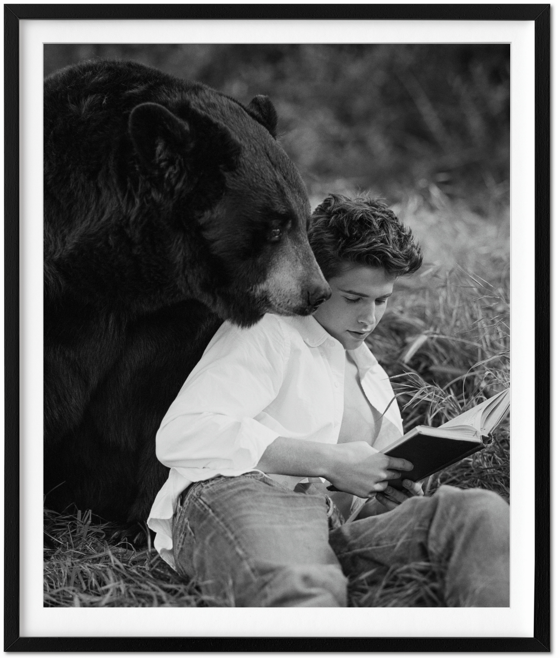 Bruce Weber. My Education. Edición de arte n.º 101–200, «Michael St. Pierre with Bonkers, Thousand Oaks, California», 2004