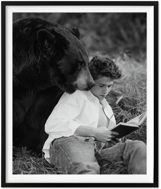 Bruce Weber. My Education. Edición de arte n.º 101–200, «Michael St. Pierre with Bonkers, Thousand Oaks, California», 2004