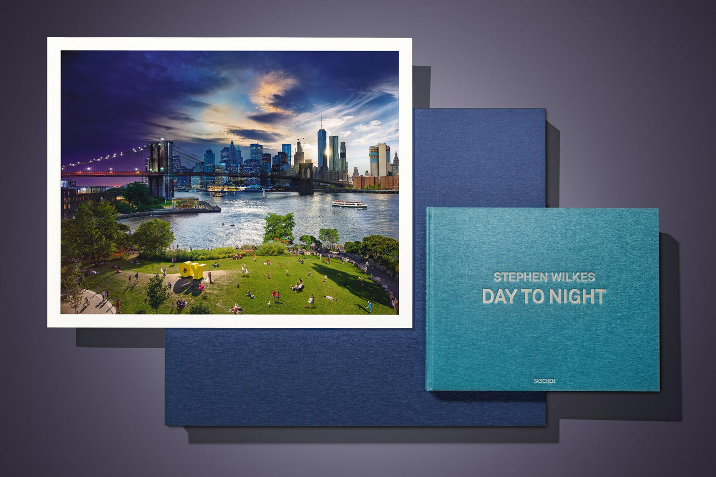 Stephen Wilkes. Day to Night. Edición de arte n.º 1–100 «Puente de Brooklyn, Ciudad de Nueva York, 2016»