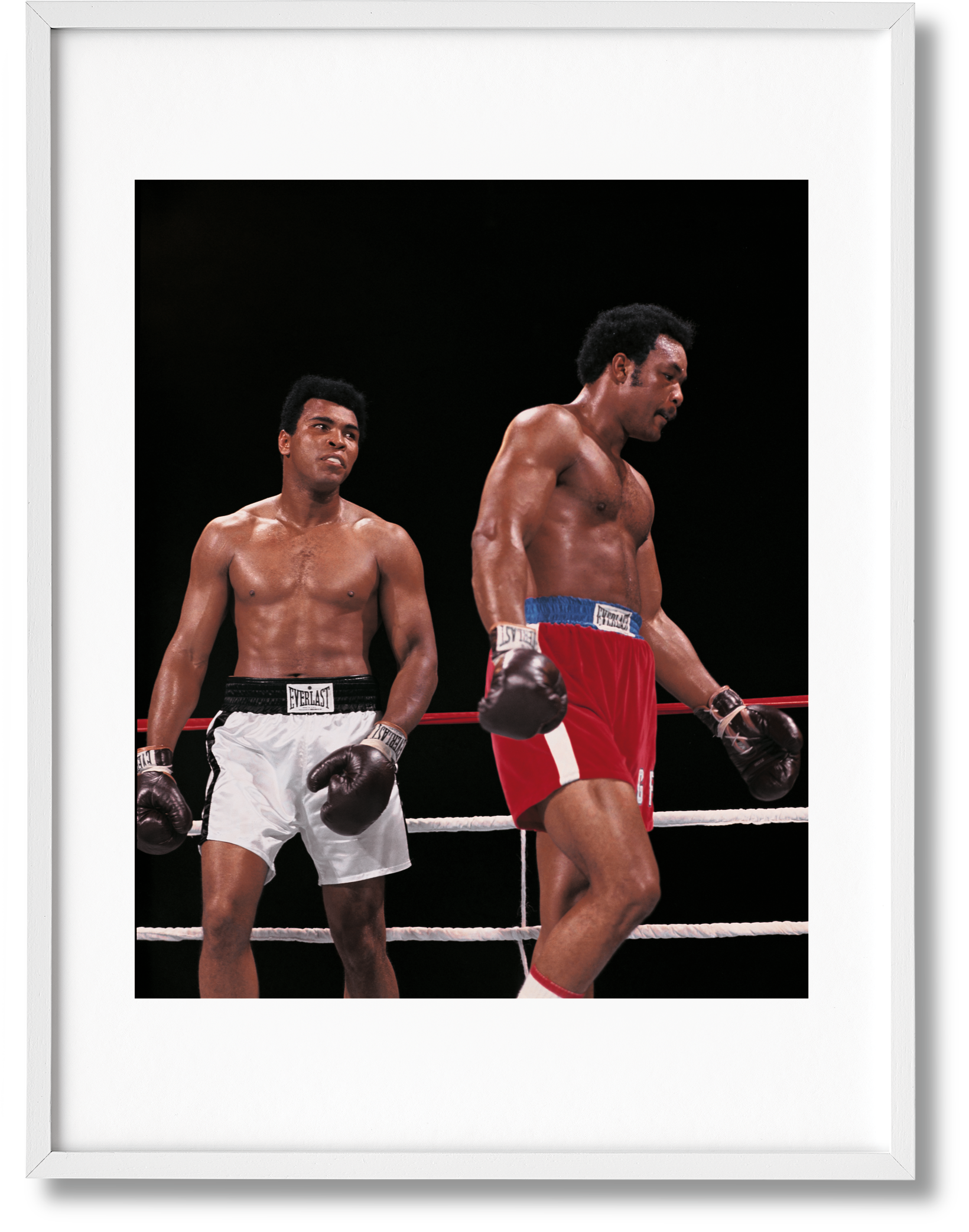 Norman Mailer. N.Leifer. H.Bingham. The Fight, Edición de Arte n.º 1–125, Neil Leifer "Ali vs. Foreman – Ali mirando fijamente a Foreman"
