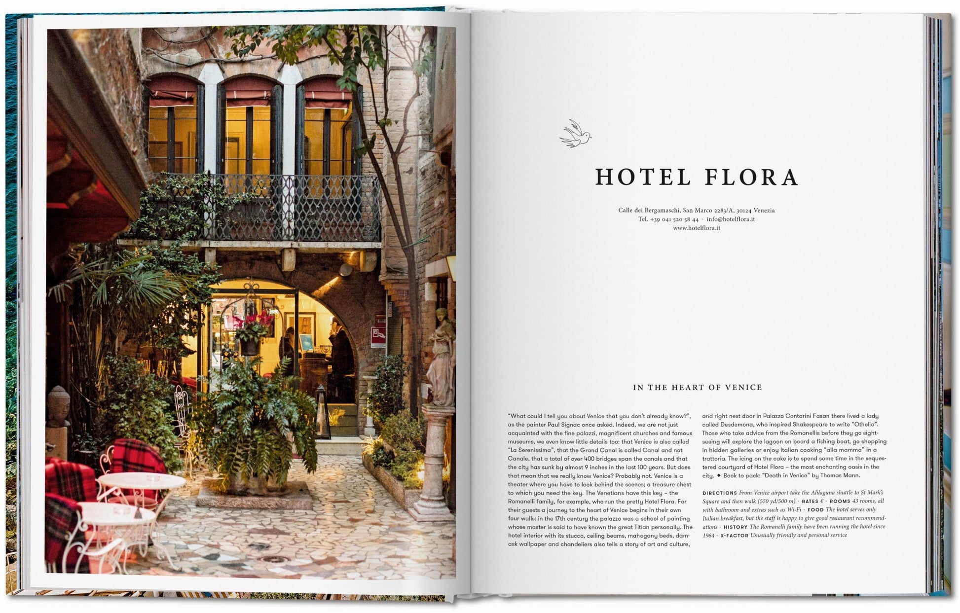 Grandes Evasiones en Italia. El Libro de Hoteles