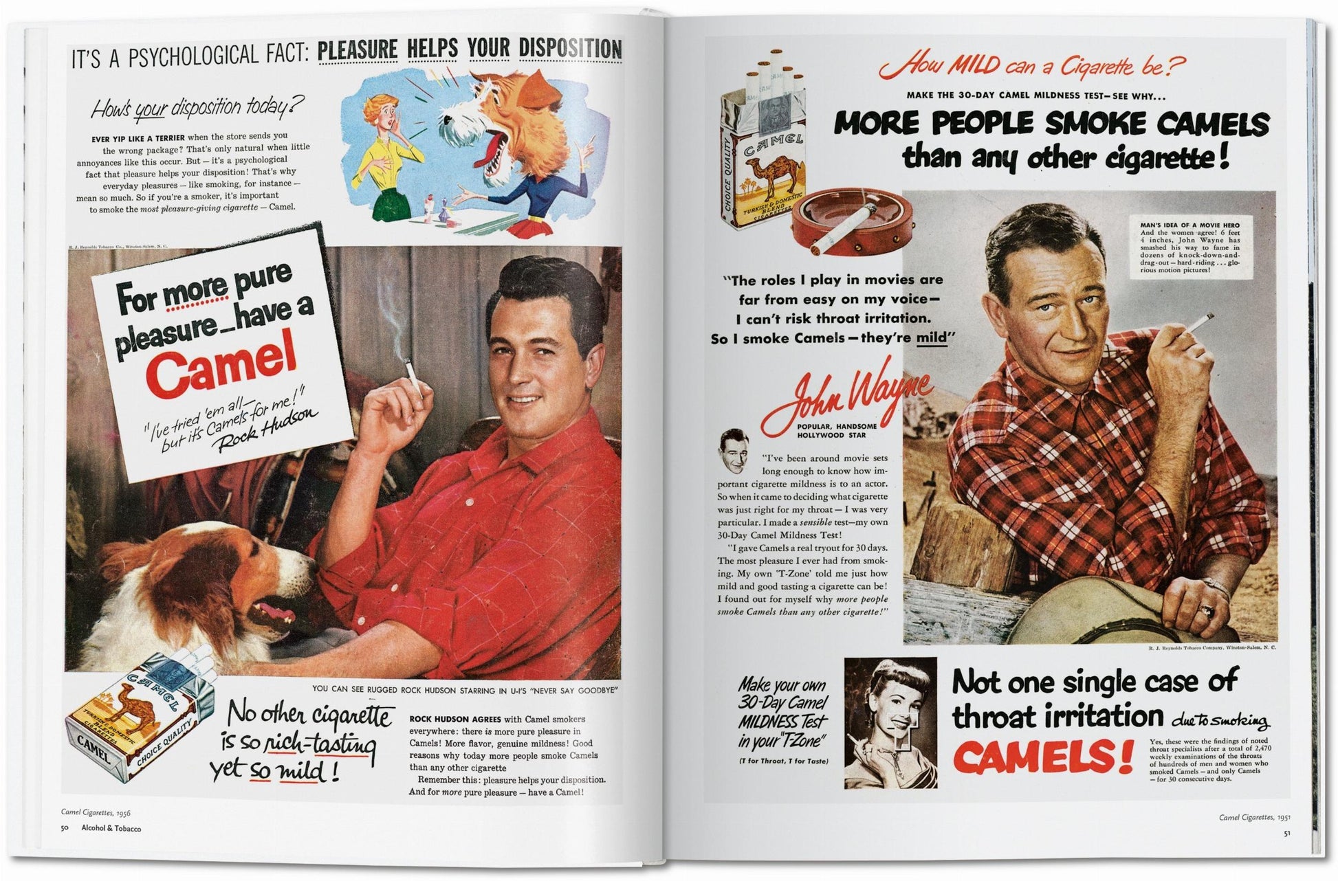 Anuncios totalmente estadounidenses de los años 50