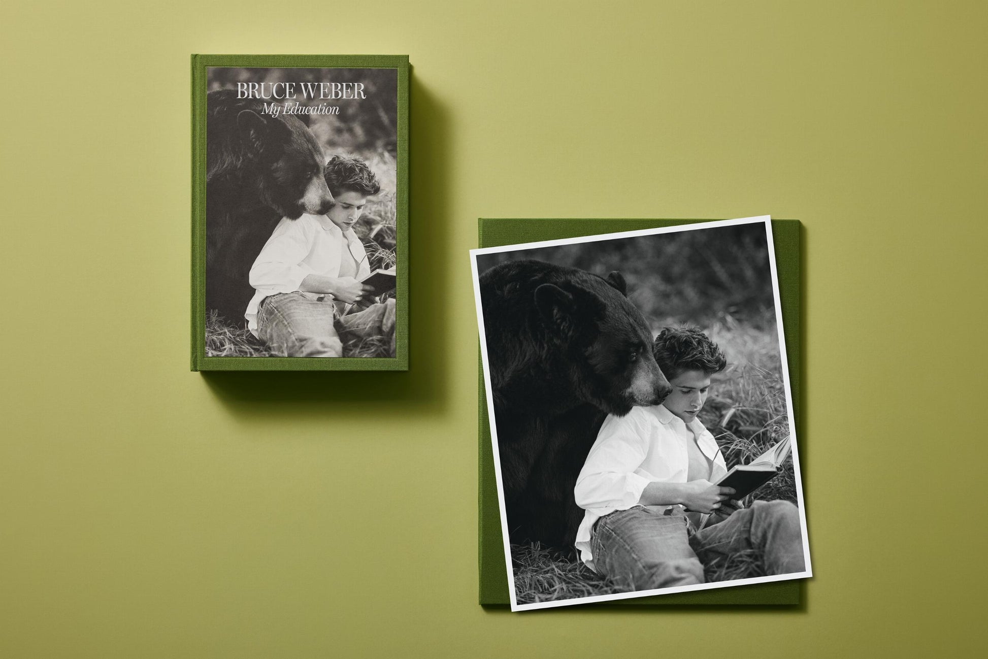 Bruce Weber. My Education. Edición de arte n.º 101–200, «Michael St. Pierre with Bonkers, Thousand Oaks, California», 2004