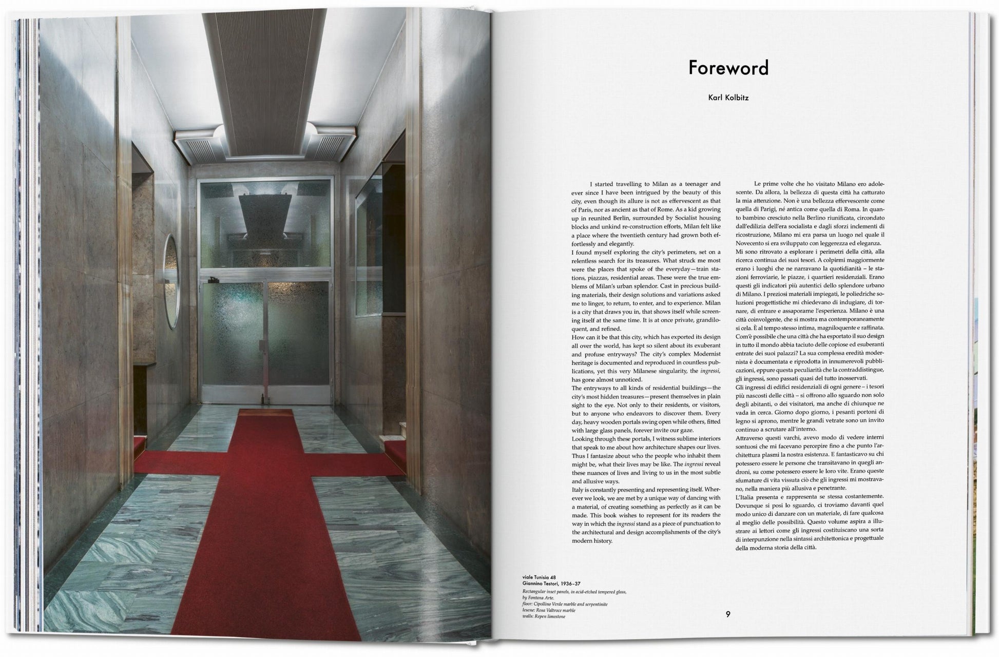 Entryways of Milan. Ingressi de Milán