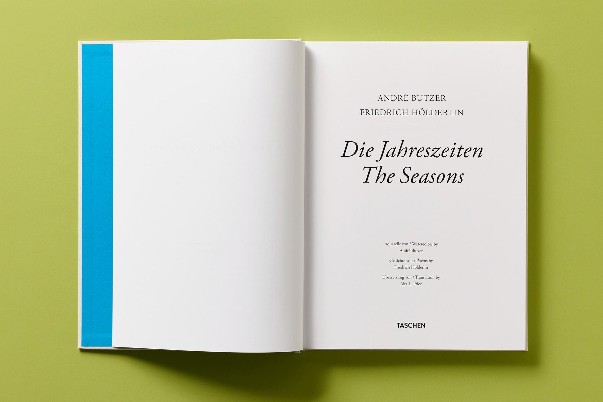 André Butzer. Friedrich Hölderlin. Die Jahreszeiten / Las estaciones