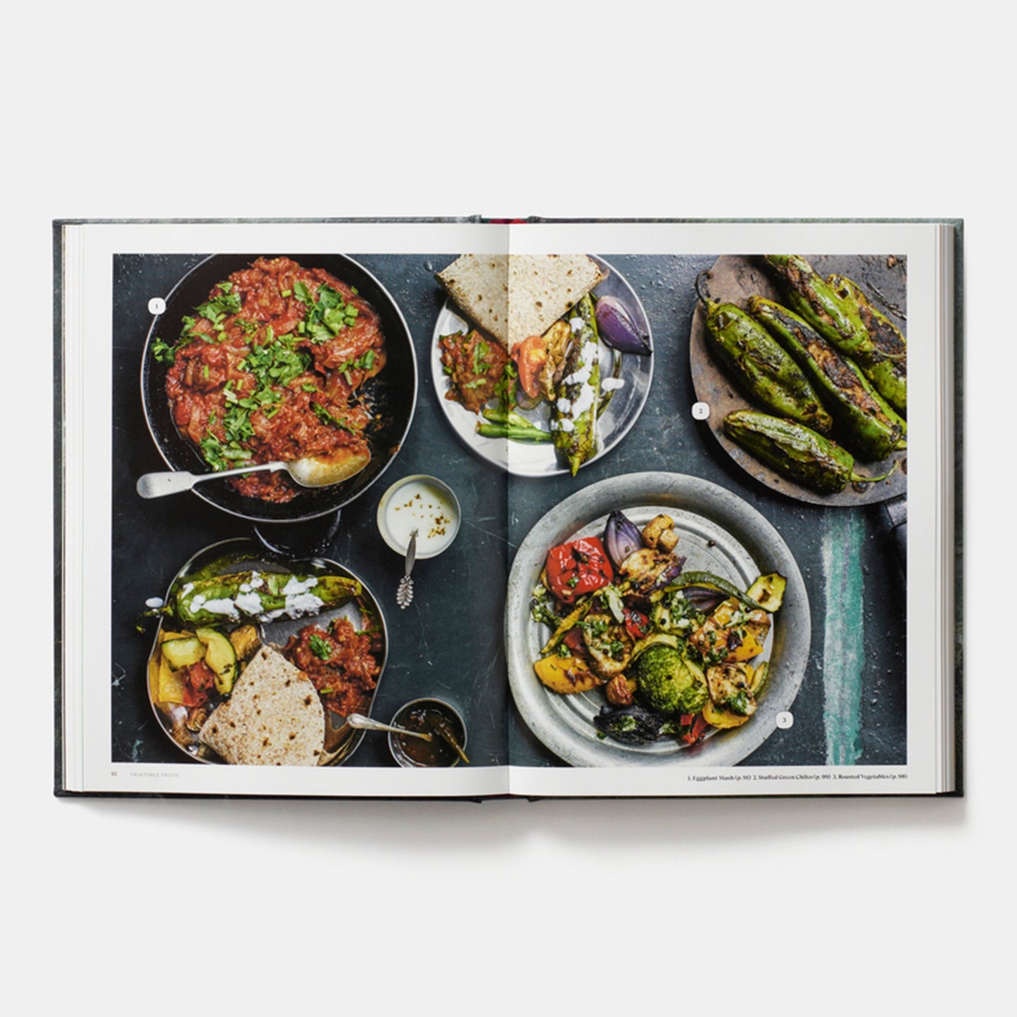 El libro de cocina vegetariana india