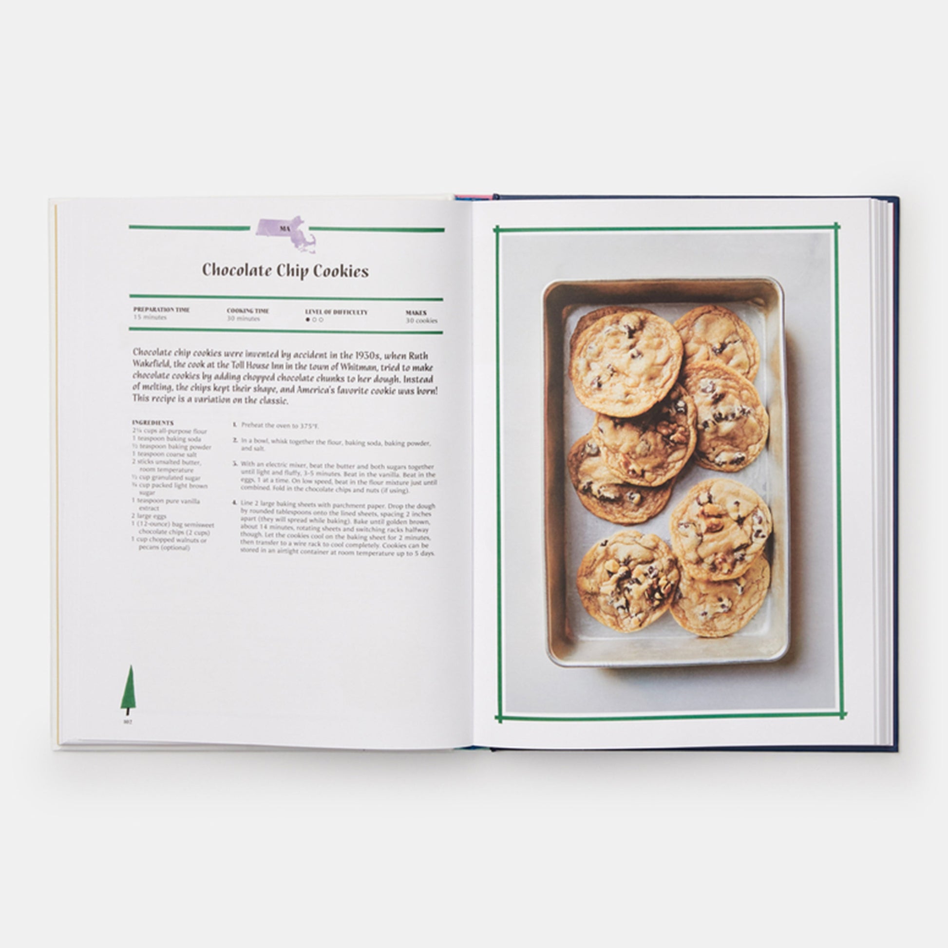 Los sabores de Estados Unidos: un atlas de datos curiosos sobre la comida y recetas de cada estado.