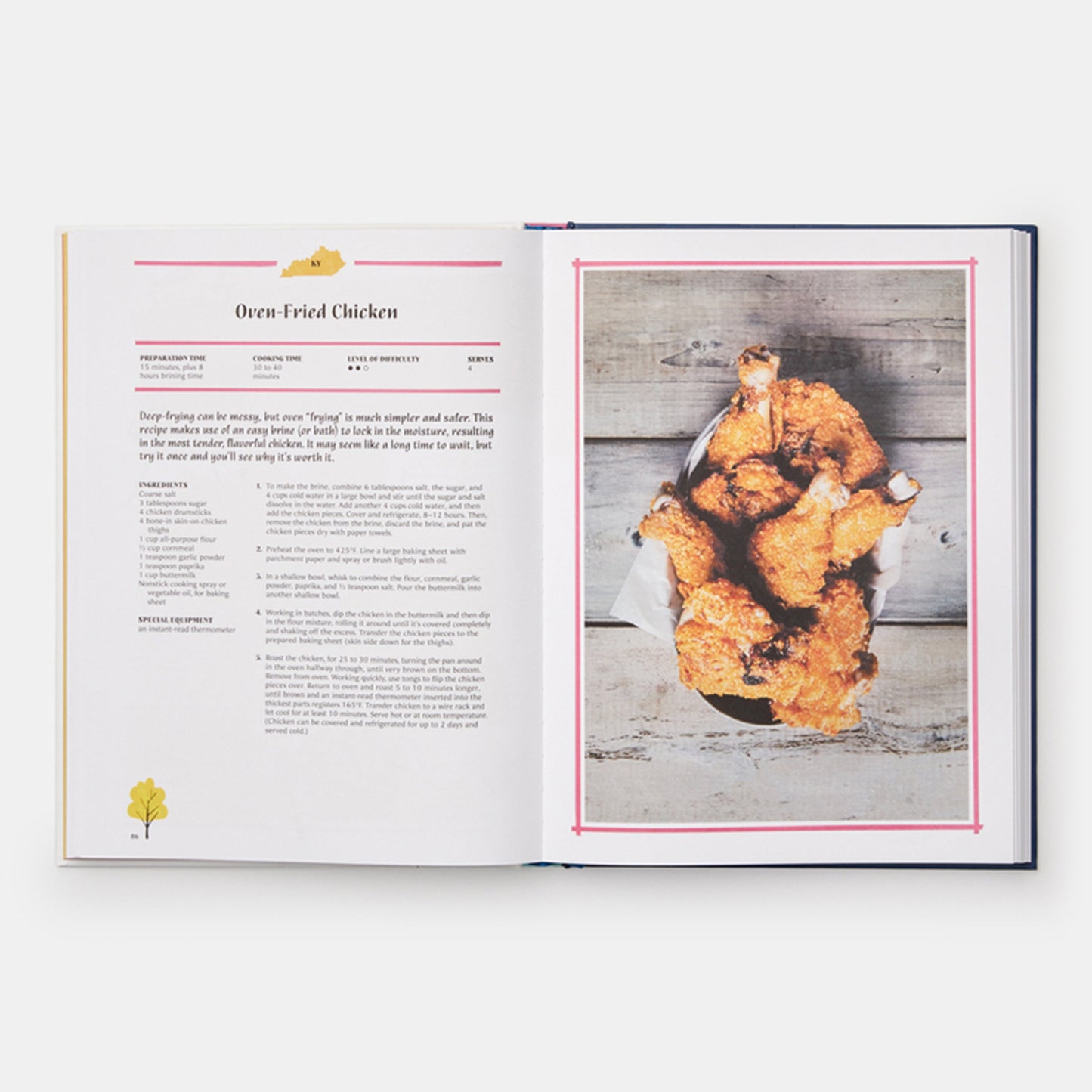 Los sabores de Estados Unidos: un atlas de datos curiosos sobre la comida y recetas de cada estado.