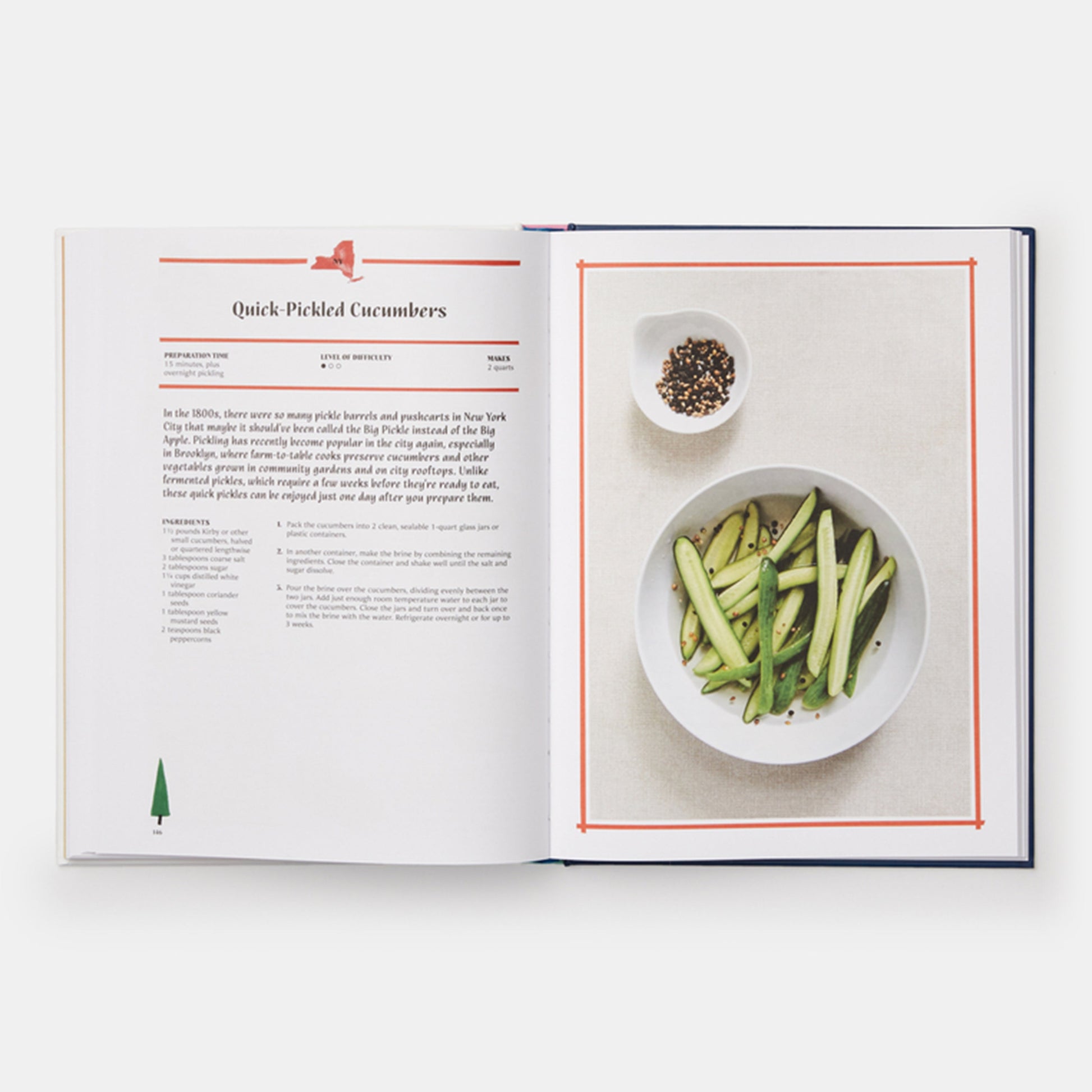 Los sabores de Estados Unidos: un atlas de datos curiosos sobre la comida y recetas de cada estado.