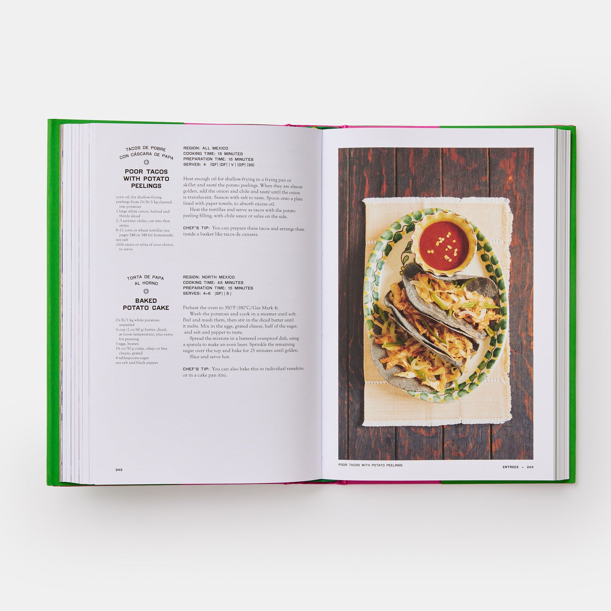 El libro de cocina vegetariana mexicana: 400 recetas auténticas para el cocinero casero