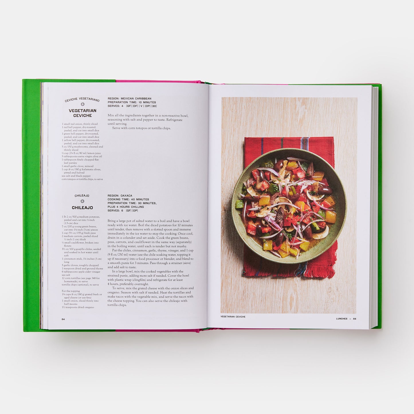 El libro de cocina vegetariana mexicana: 400 recetas auténticas para el cocinero casero