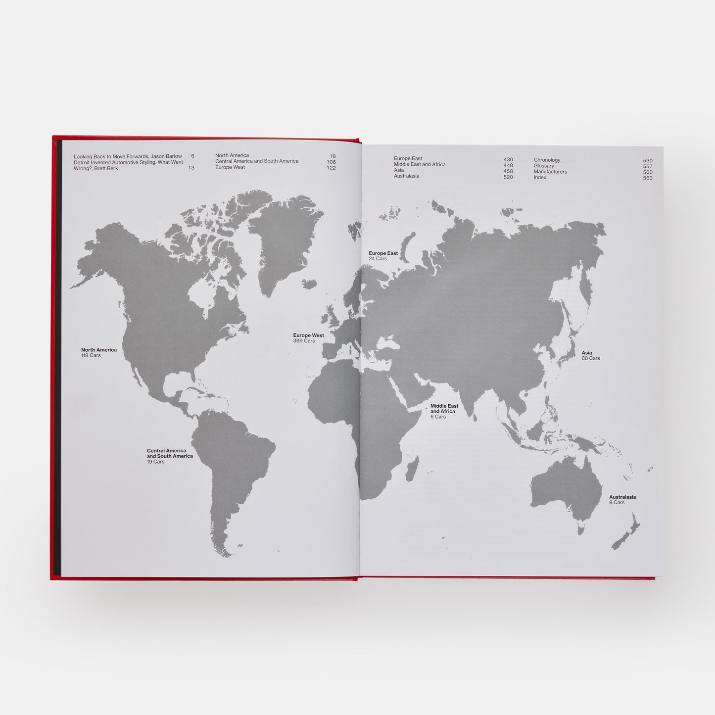 El atlas del diseño de automóviles: los coches más icónicos del mundo (edición rojo rally)