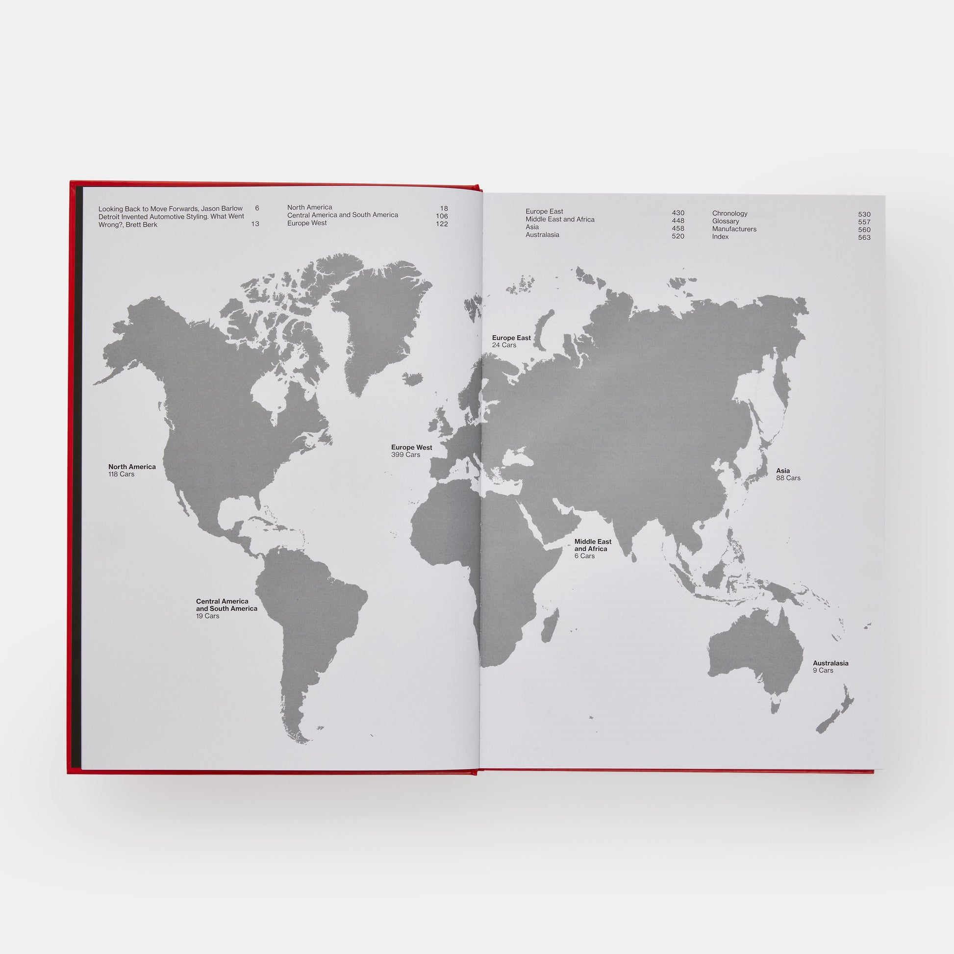 El atlas del diseño de automóviles: los coches más icónicos del mundo (edición rojo rally)