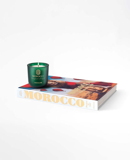 MOROCCO KINGDOM OF LIGHT  - CANDLE AND BOOK GIFT SET