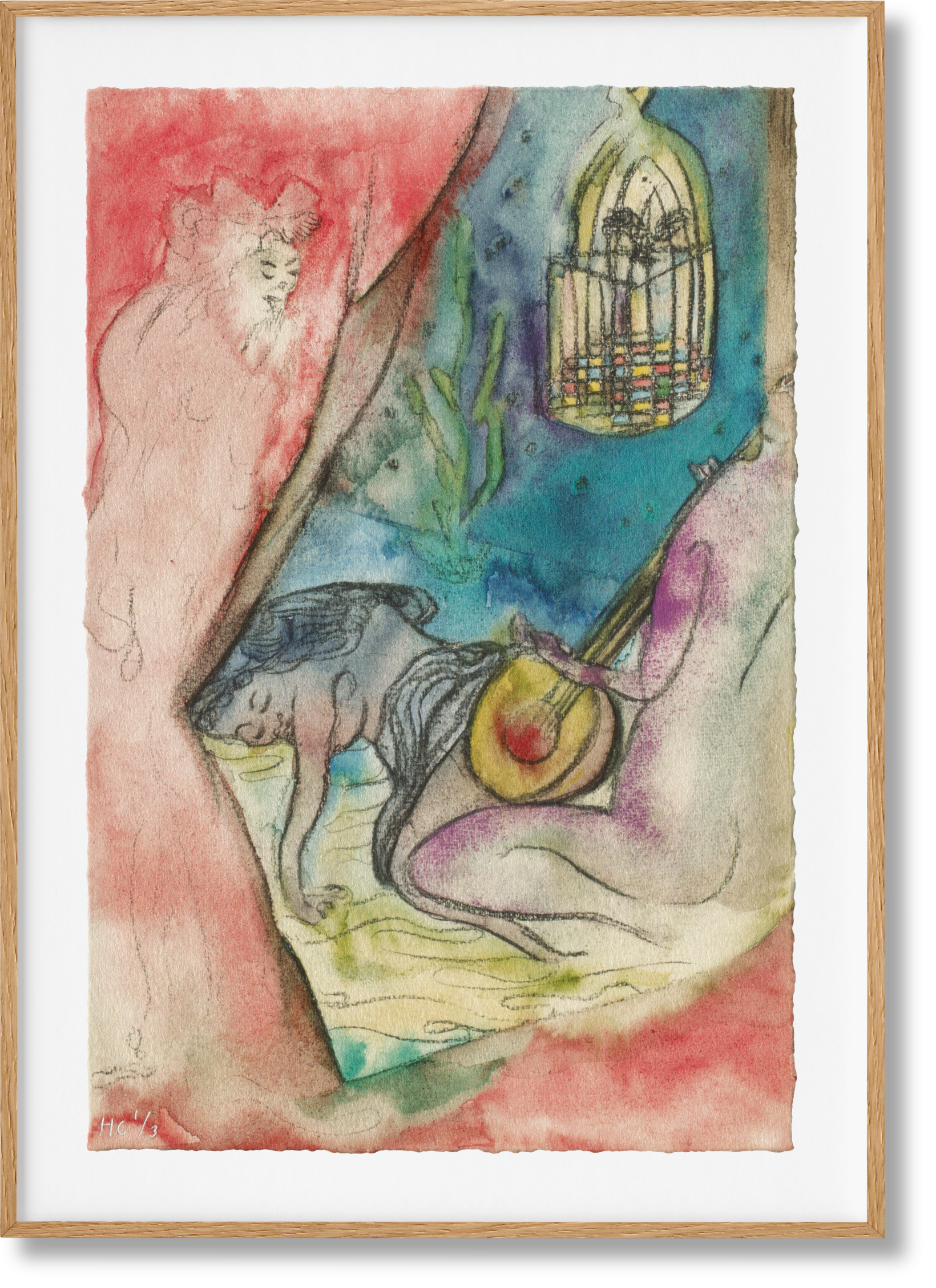 National Gallery. Edición de arte n.º 1-100, Chris Ofili «The Caged Bird’s Song (Voyeur)», 2024
