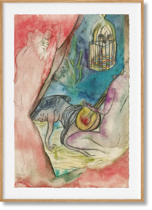 National Gallery. Edición de arte n.º 1-100, Chris Ofili «The Caged Bird’s Song (Voyeur)», 2024