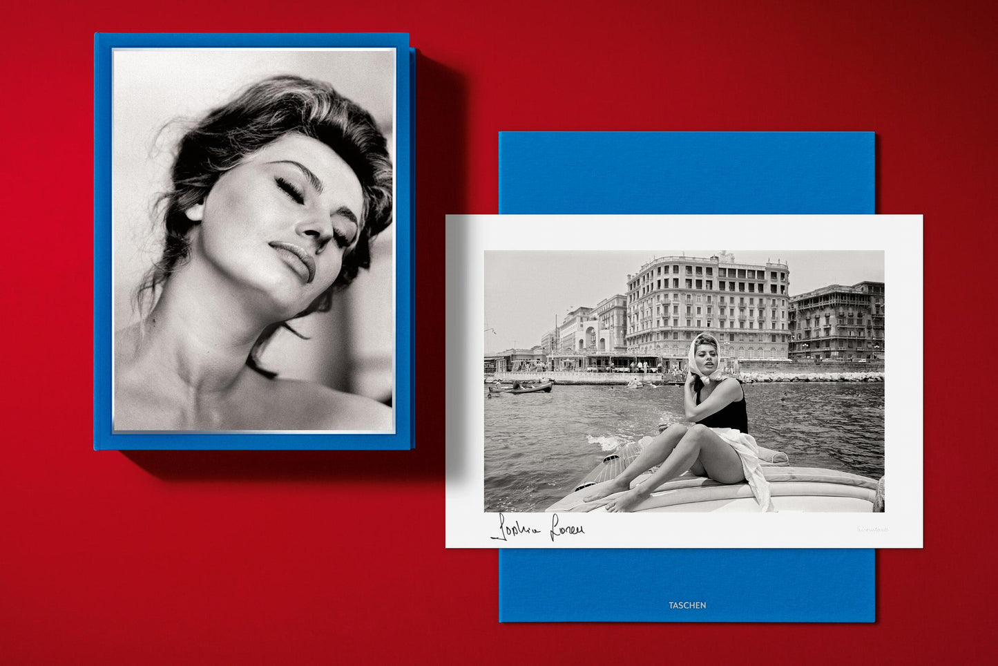 Sophia by Eisenstaedt. Edición de arte n.º 101–200, «Cerca de Nápoles», 1961