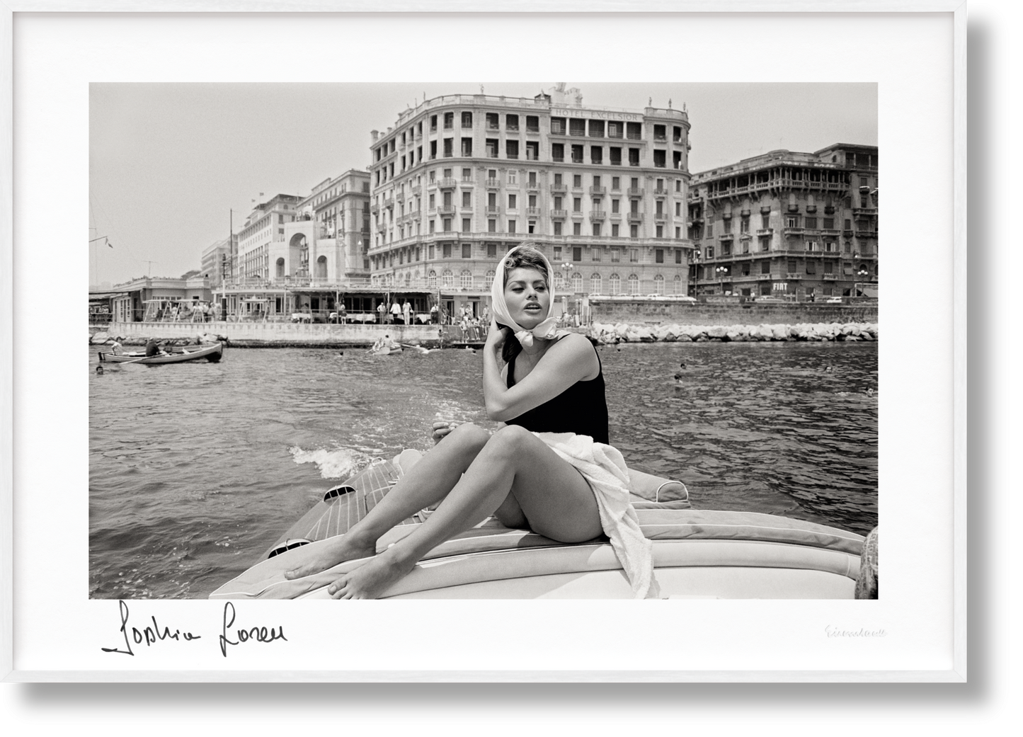 Sophia by Eisenstaedt. Edición de arte n.º 101–200, «Cerca de Nápoles», 1961