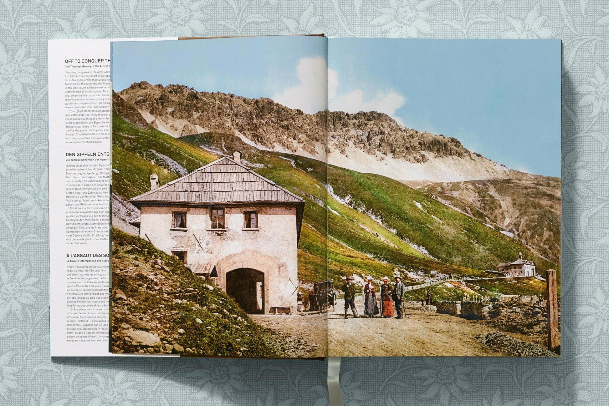 Los Alpes en 1900. Un retrato a color