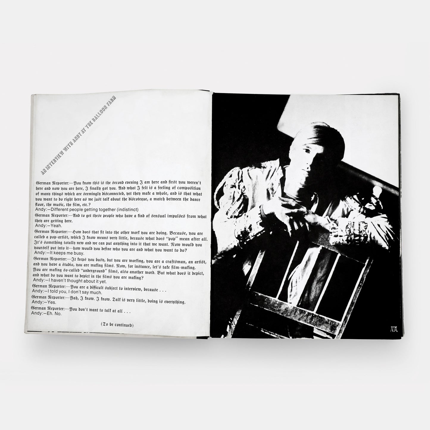 ANDY WARHOL'S INDEX (BOOK)