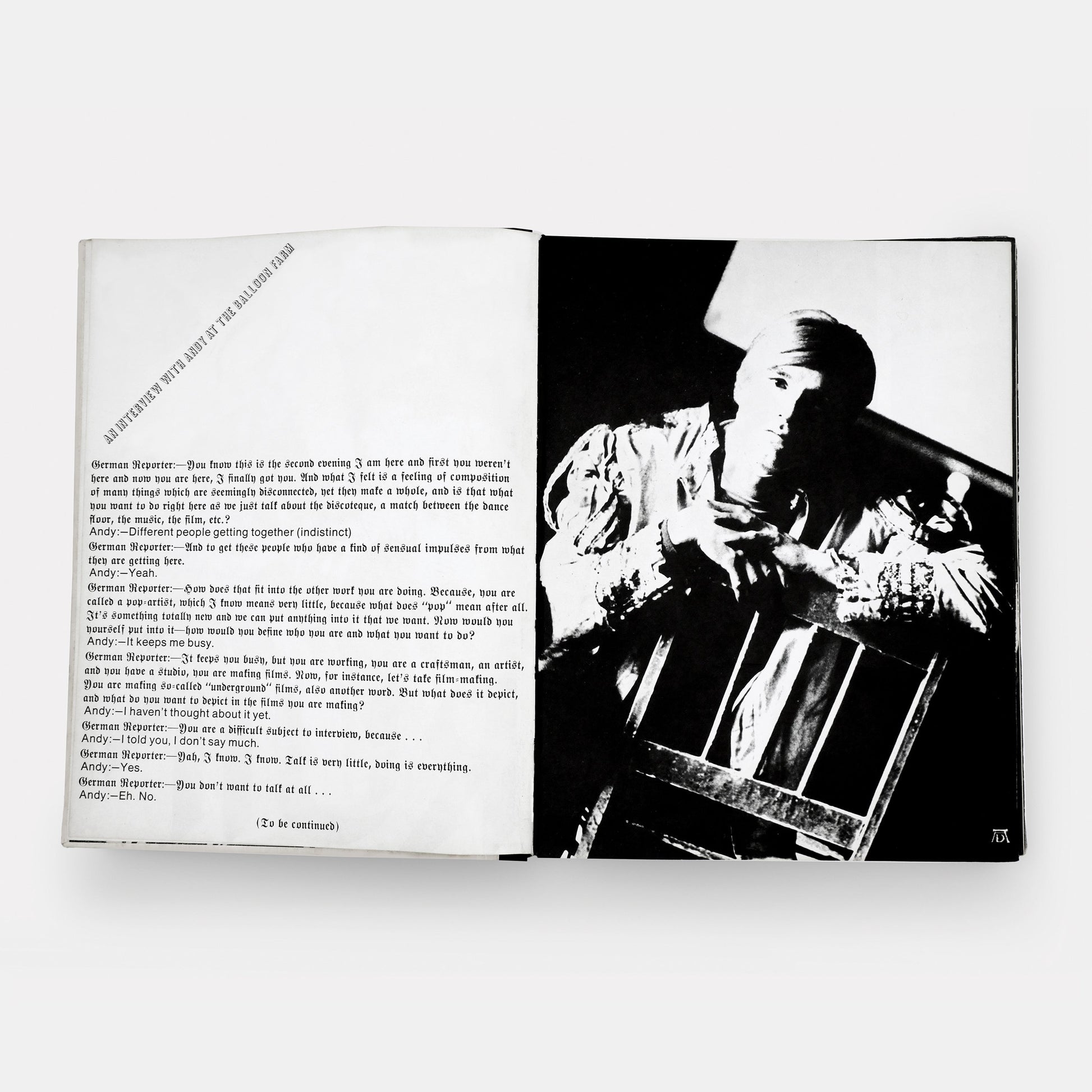 ANDY WARHOL'S INDEX (BOOK)