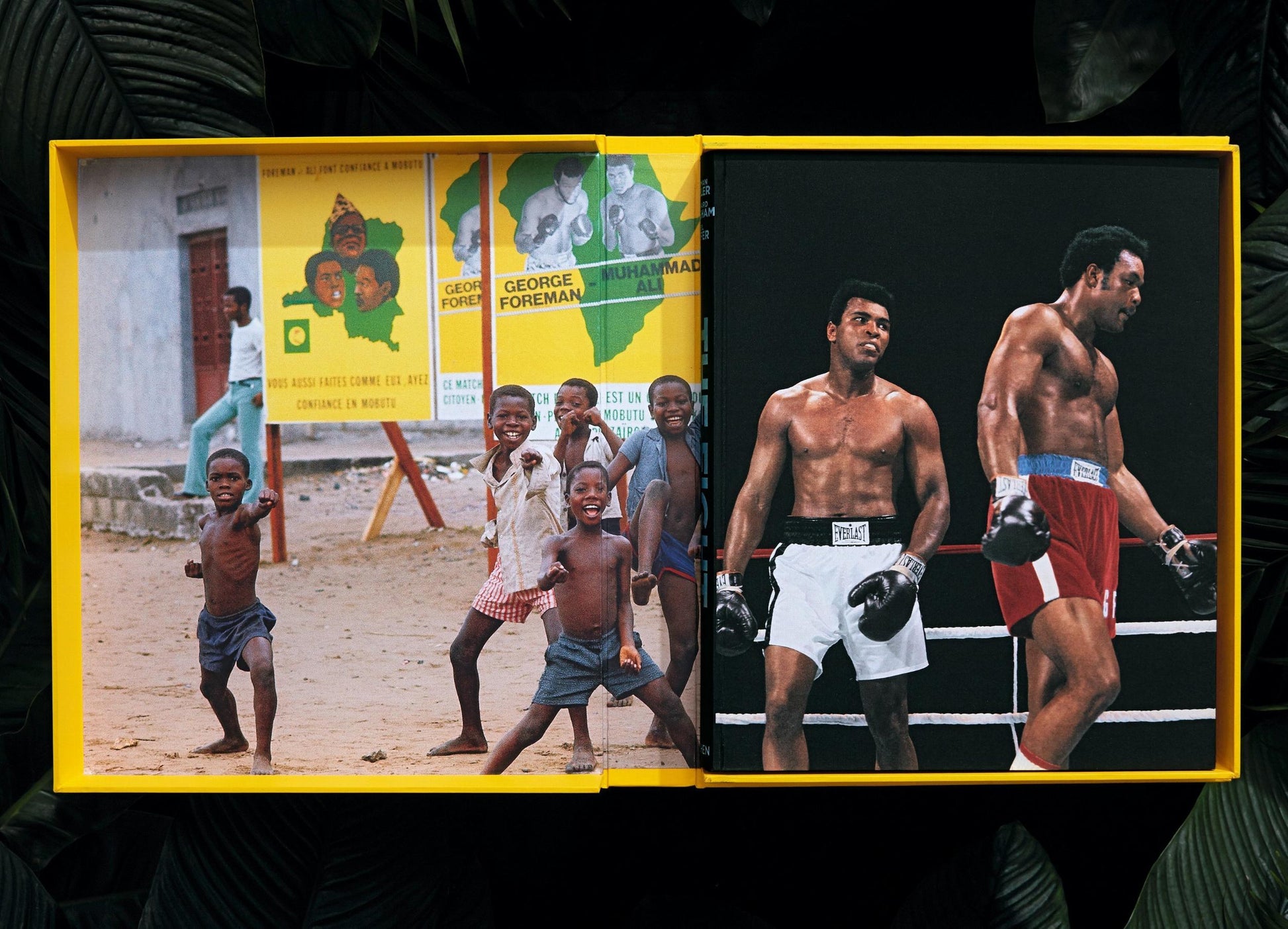 Norman Mailer. N.Leifer. H.Bingham. The Fight, Edición de Arte n.º 1–125, Neil Leifer "Ali vs. Foreman – Ali mirando fijamente a Foreman"