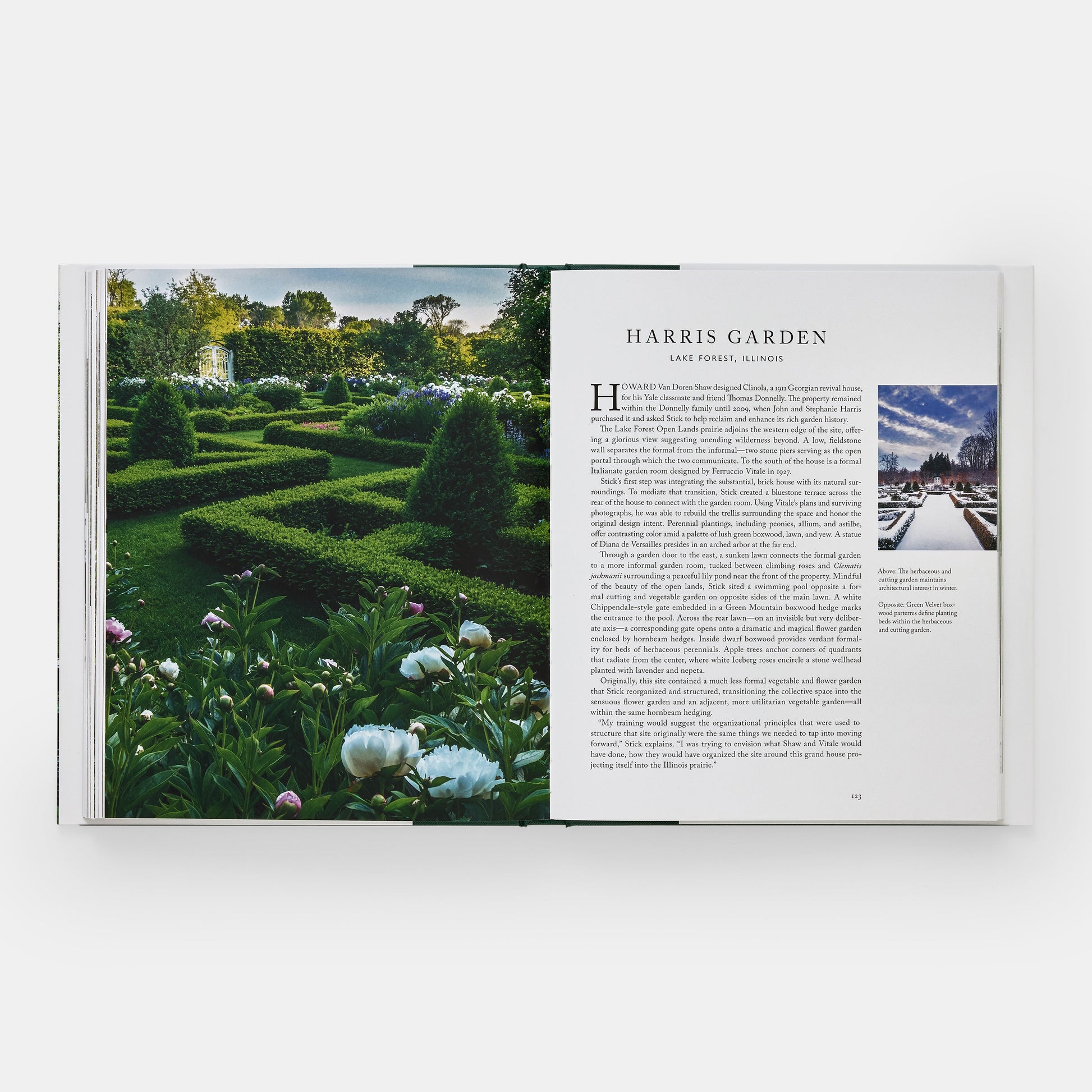 Charles J. Stick y sus jardines