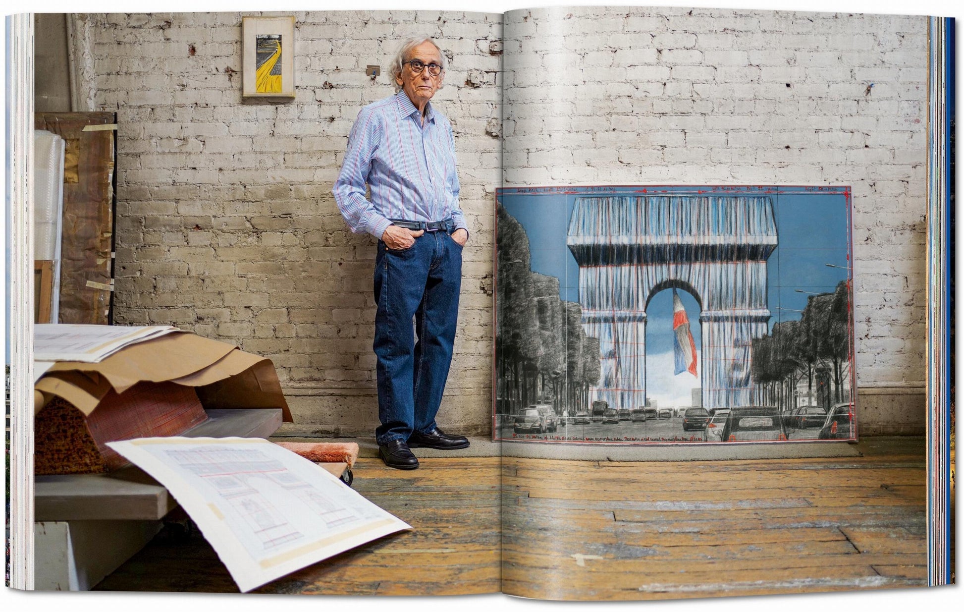 Christo y Jeanne-Claude. El Arco de Triunfo, Envuelto