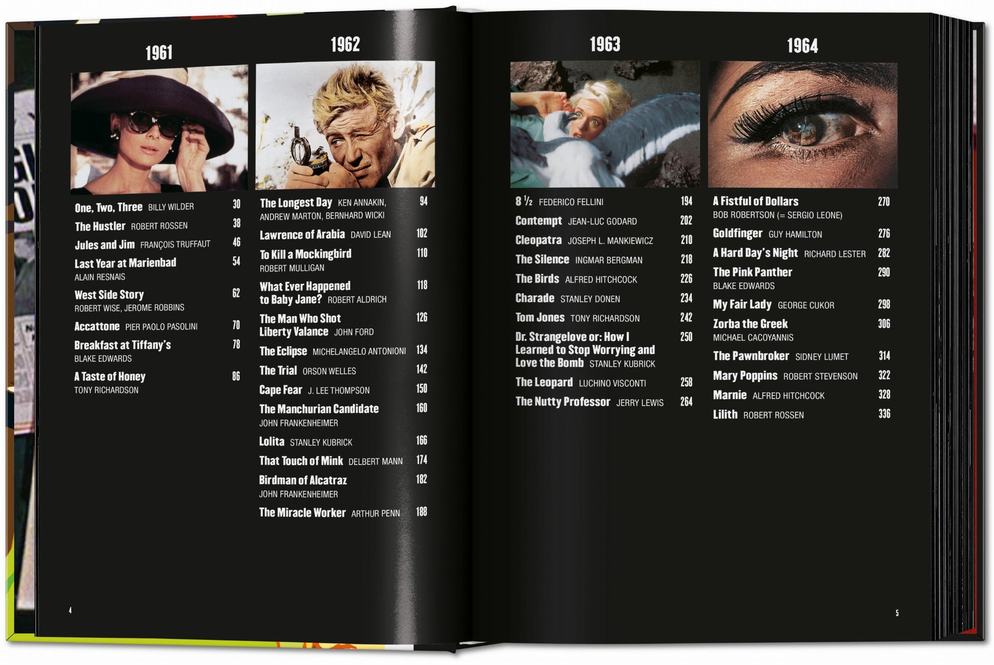 100 películas de los años 60