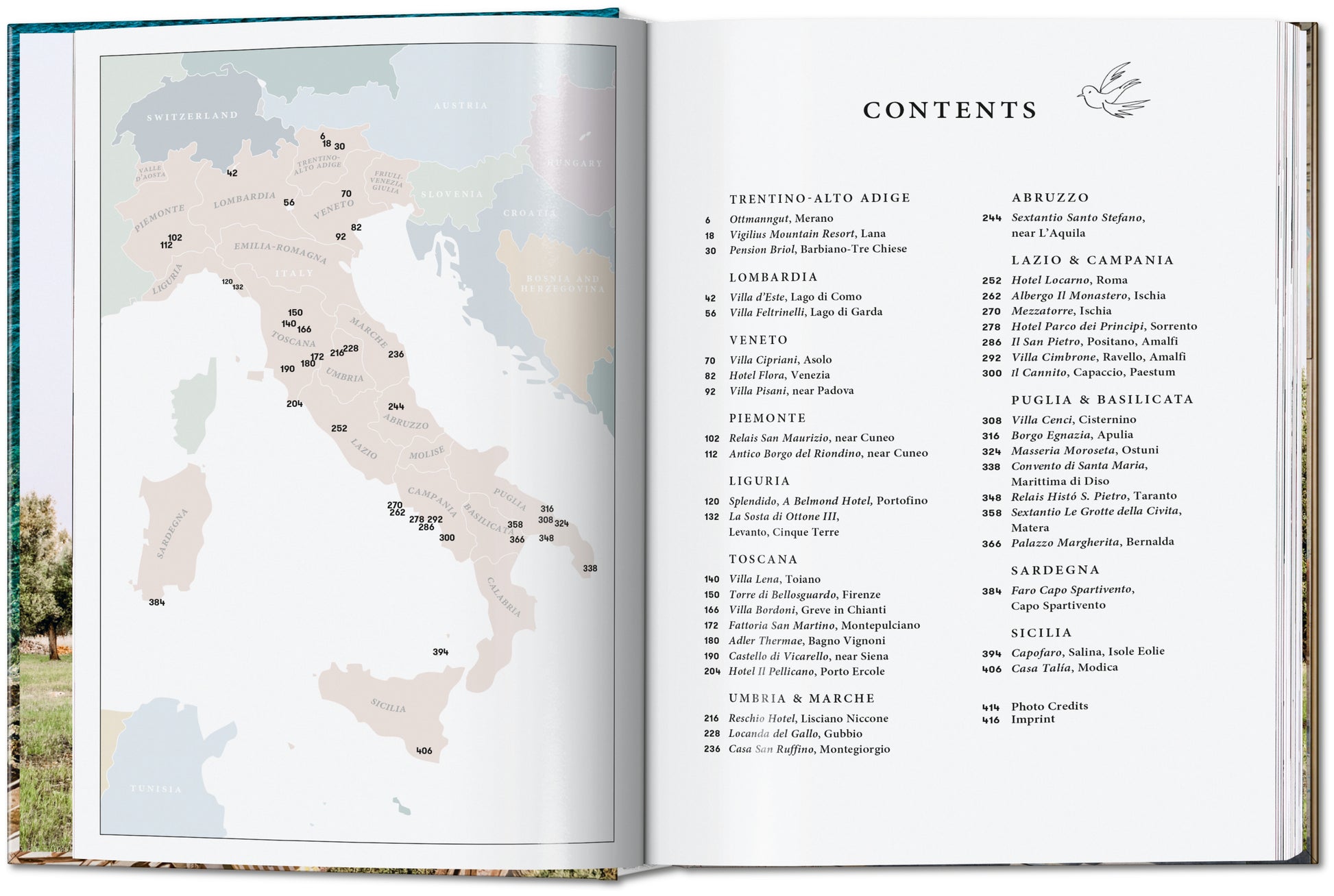 GREAT ESCAPES ITALY. THE HOTEL BOOK. 45TH ED.