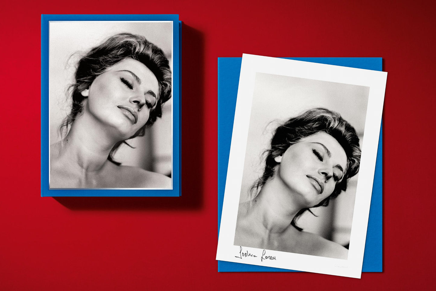 Sophia por Eisenstaedt. Edición de Arte n.º 1-100, "Toscana", 1961
