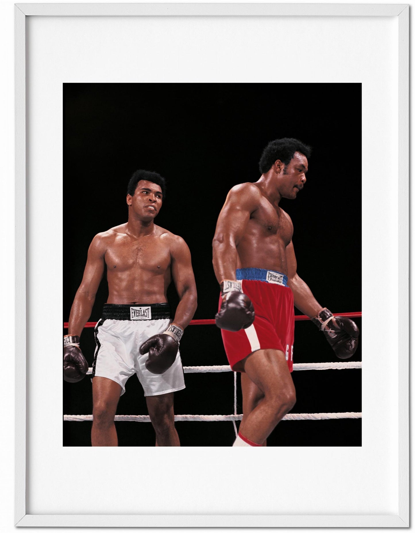 Norman Mailer. N.Leifer. H.Bingham. The Fight, Edición de Arte n.º 1–125, Neil Leifer "Ali vs. Foreman – Ali mirando fijamente a Foreman"