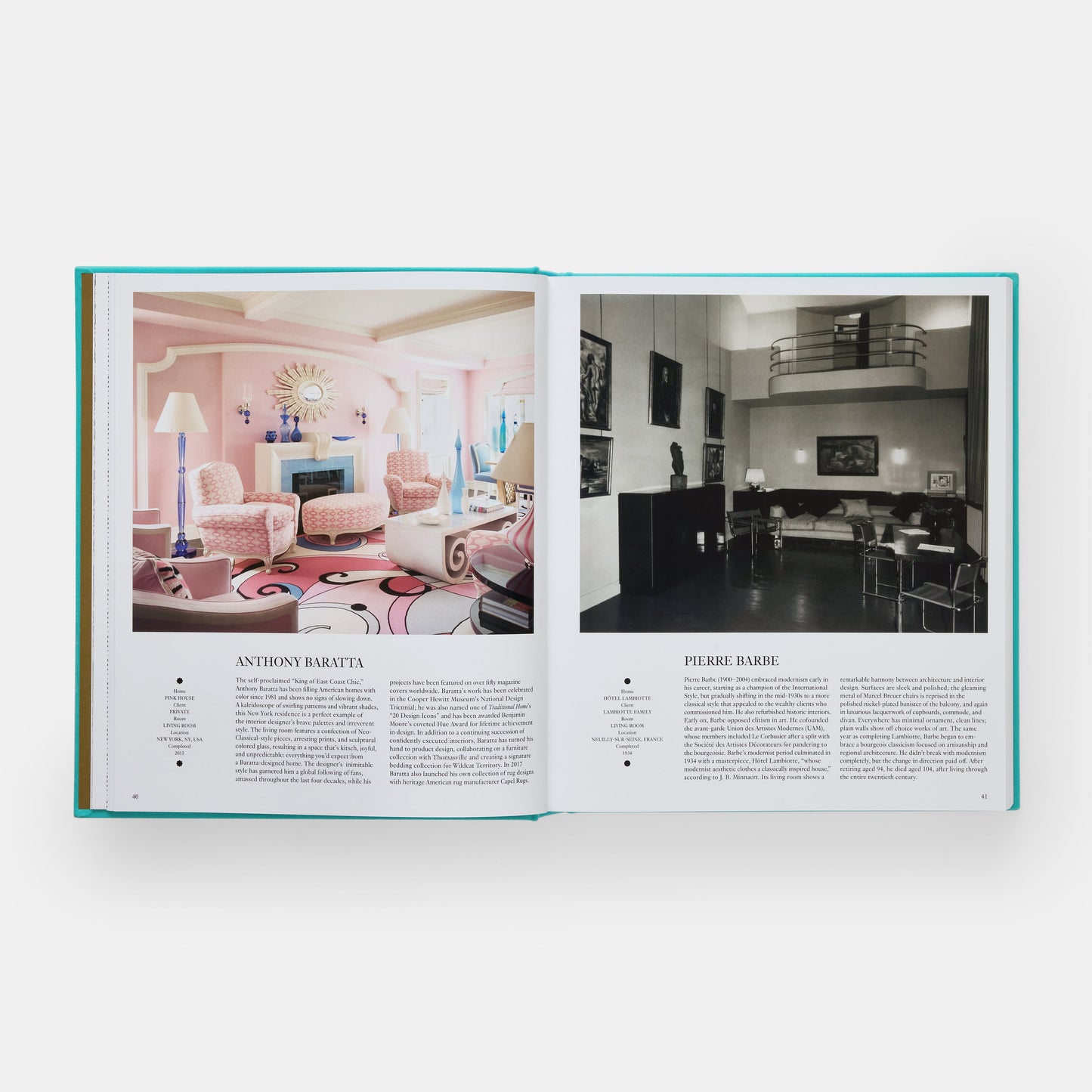 Interiors: Las mejores habitaciones del siglo (Edición azul cielo)