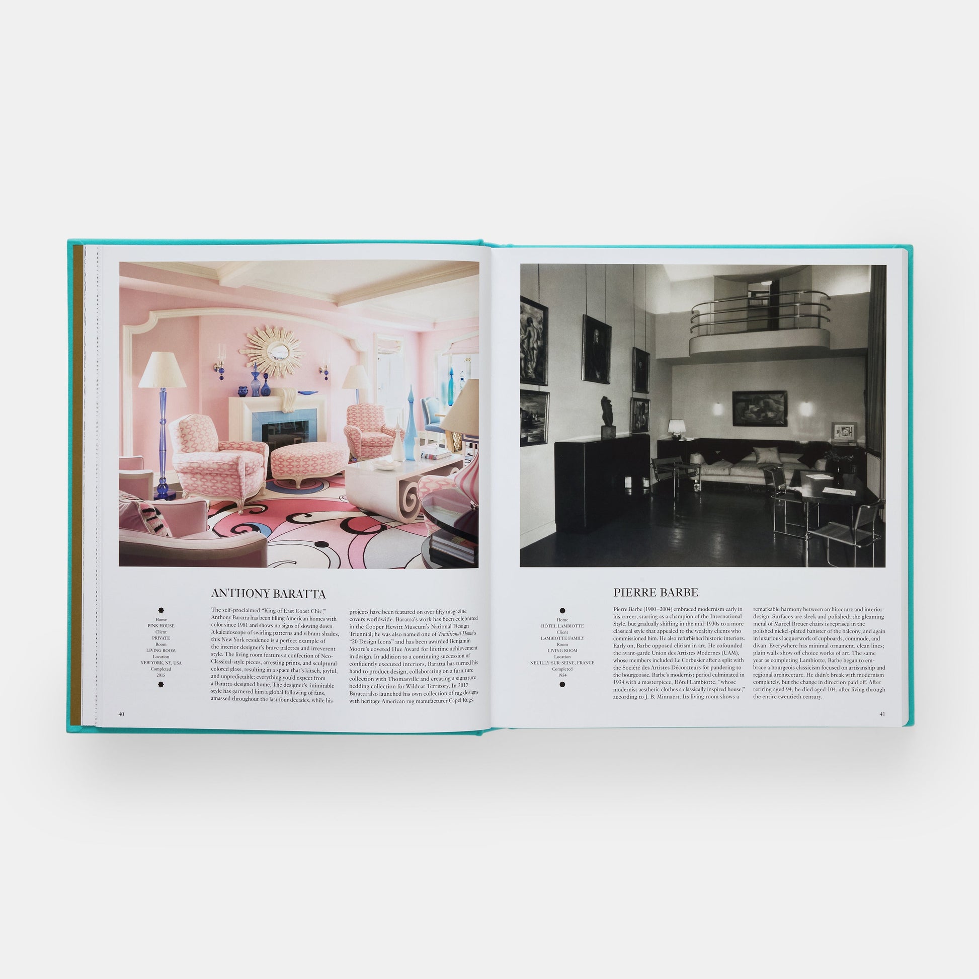 Interiors: Las mejores habitaciones del siglo (Edición azul cielo)