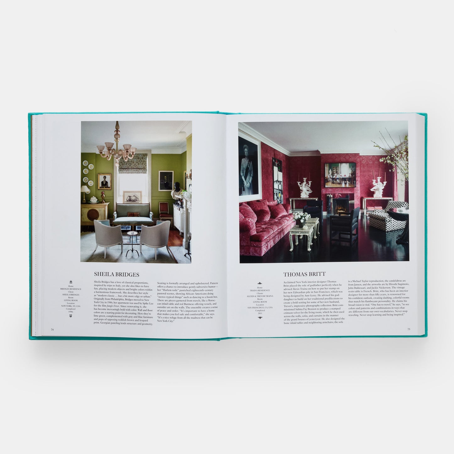 Interiors: Las mejores habitaciones del siglo (Edición azul cielo)