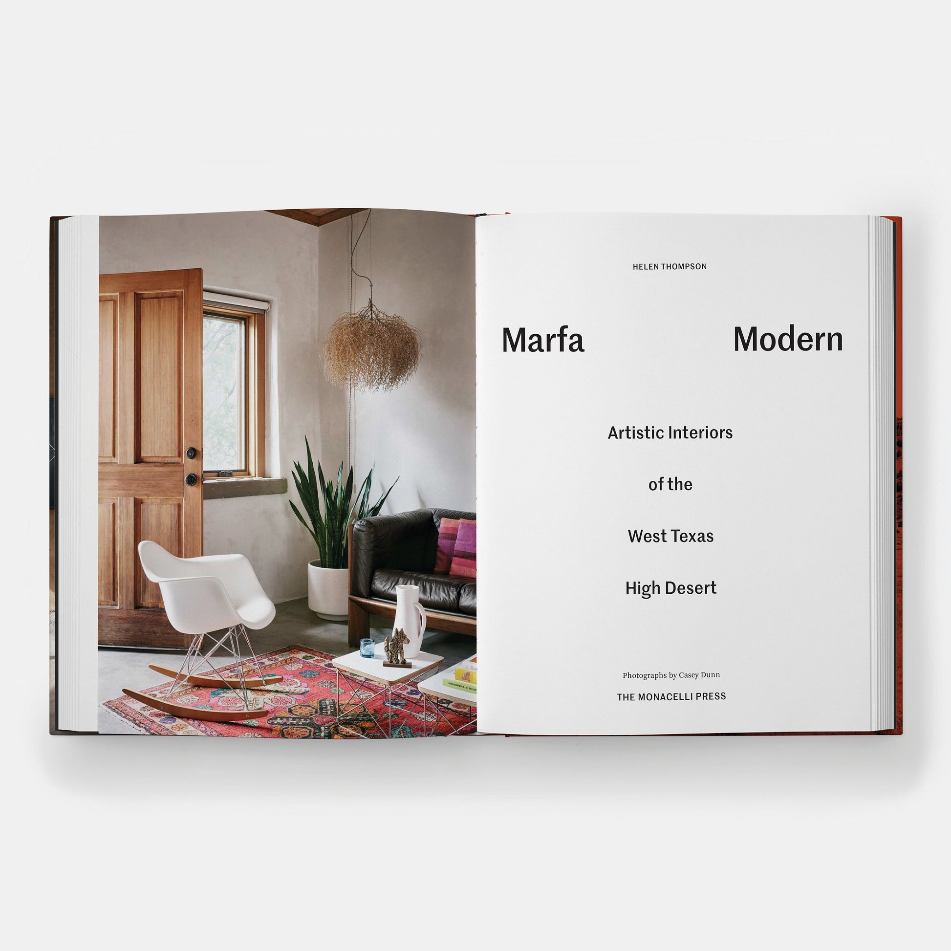 Marfa moderno: interiores artísticos del desierto alto del oeste de Texas