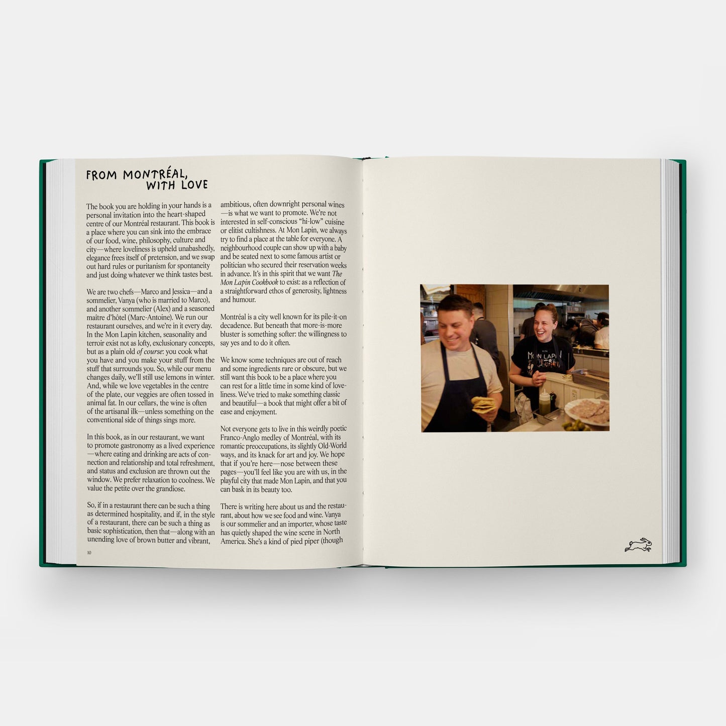 THE MON LAPIN COOKBOOK: DE TOUTE BEAUTÉ: FROM MONTREAL, WITH LOVE