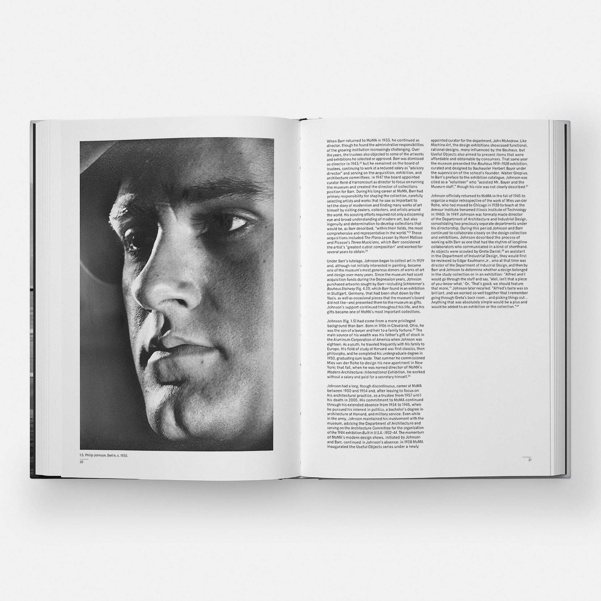 Socios en el diseño: Alfred H. Barr Jr. y Philip Johnson