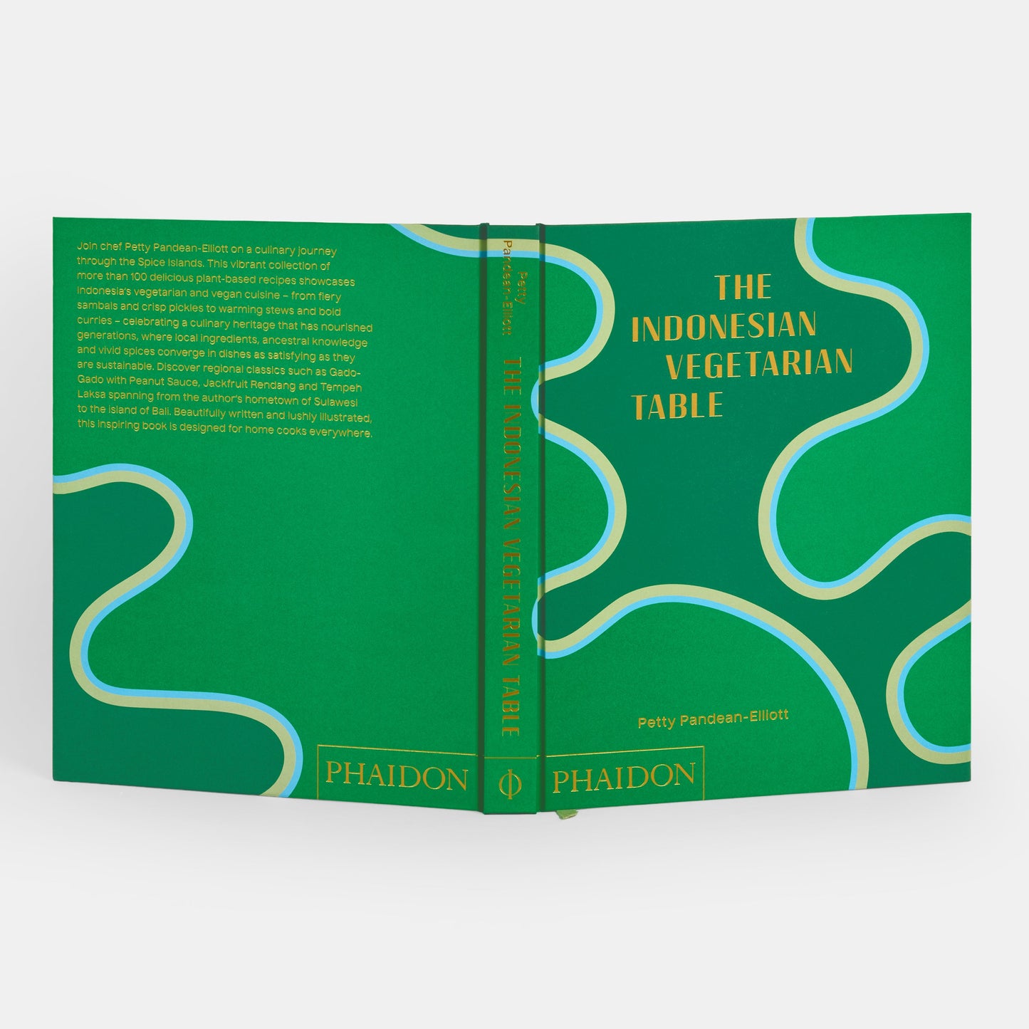 La mesa vegetariana indonesia