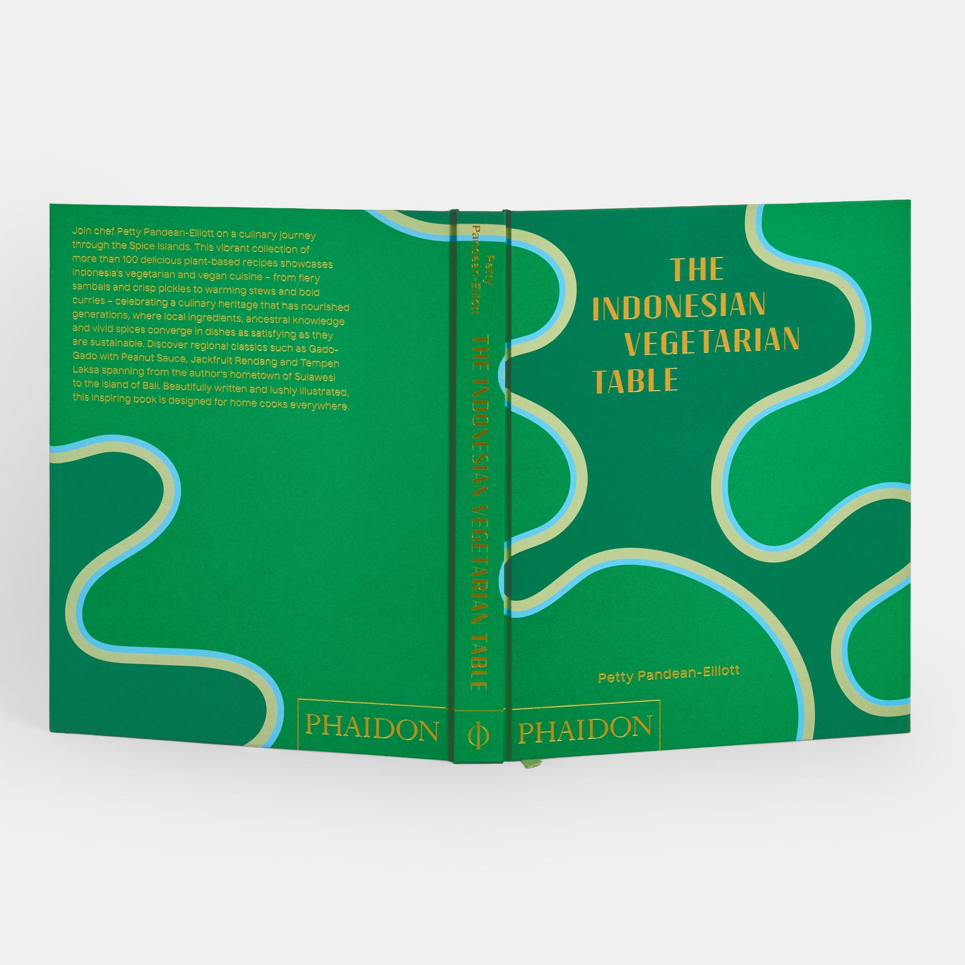 La mesa vegetariana indonesia