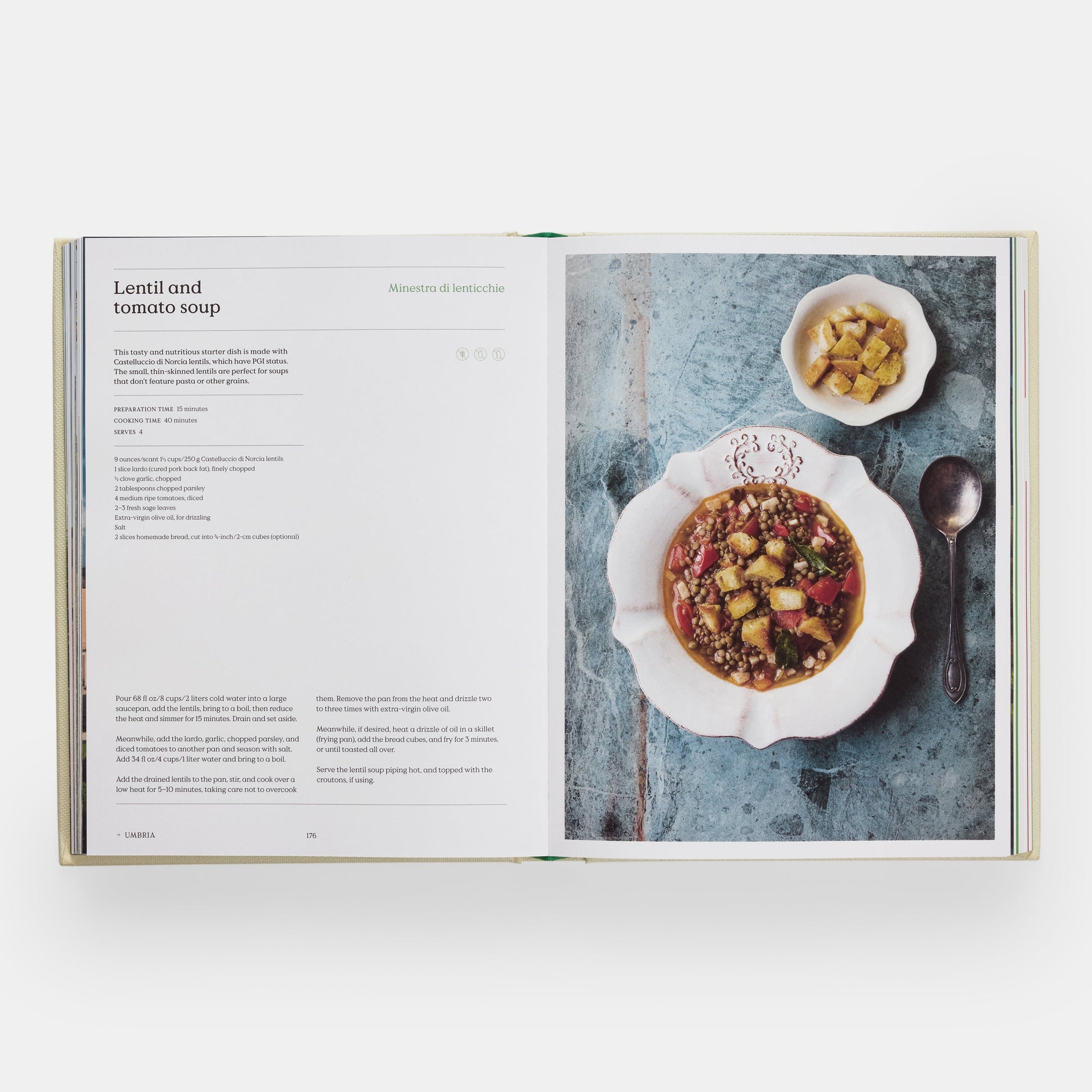 El libro de cocina regional italiana: recetas de La Cuchara de Plata