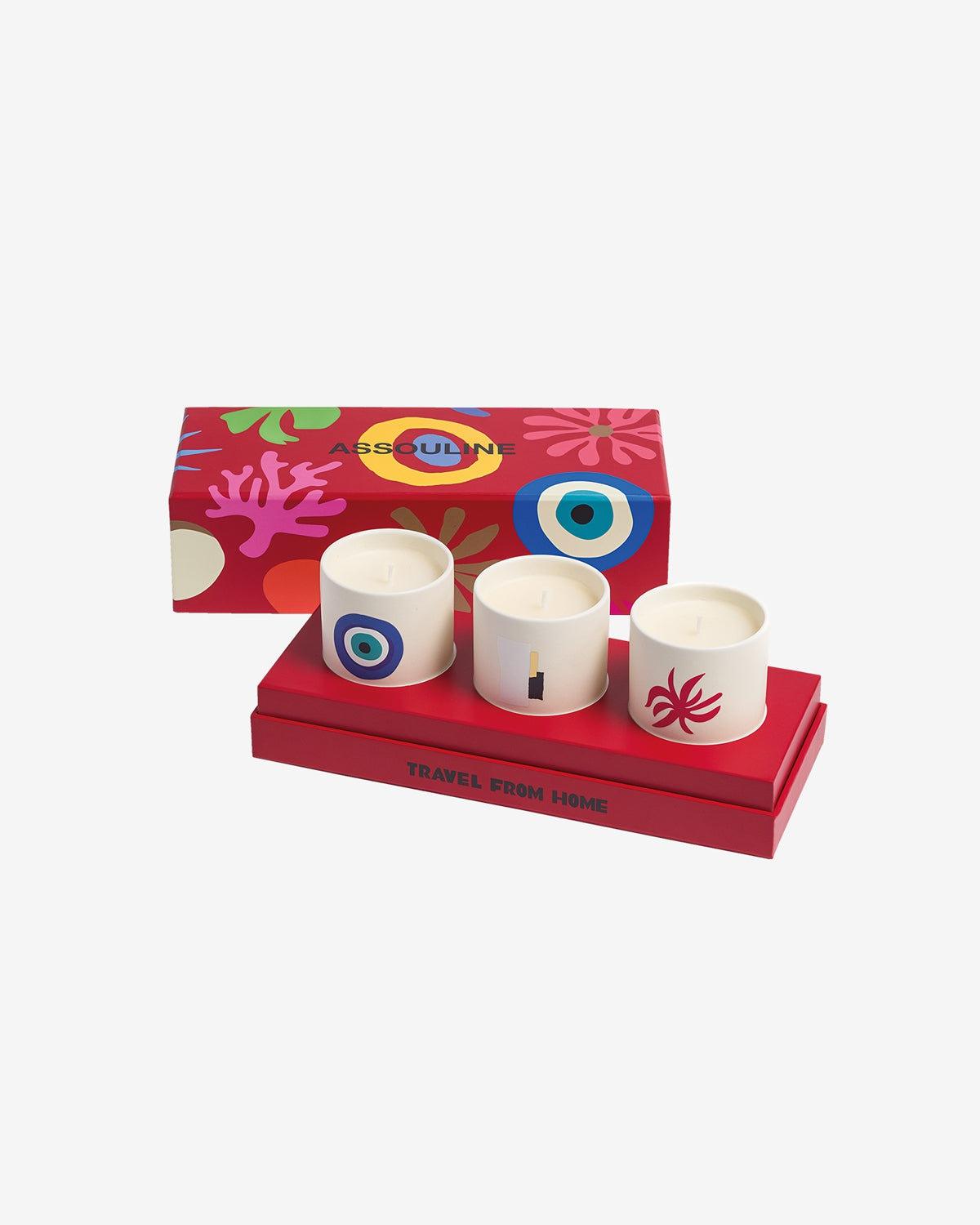 SET DE MINIVELAS AROMÁTICAS VIAJA DESDE CASA