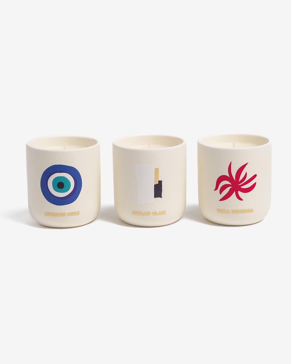 SET DE MINIVELAS AROMÁTICAS VIAJA DESDE CASA