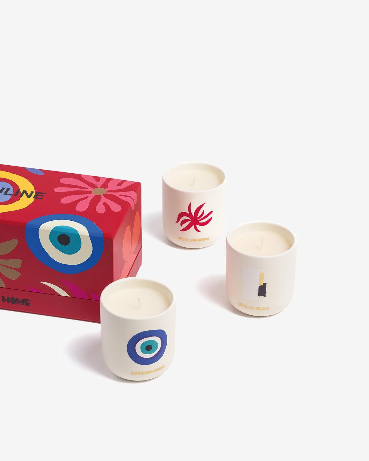 SET DE MINIVELAS AROMÁTICAS VIAJA DESDE CASA