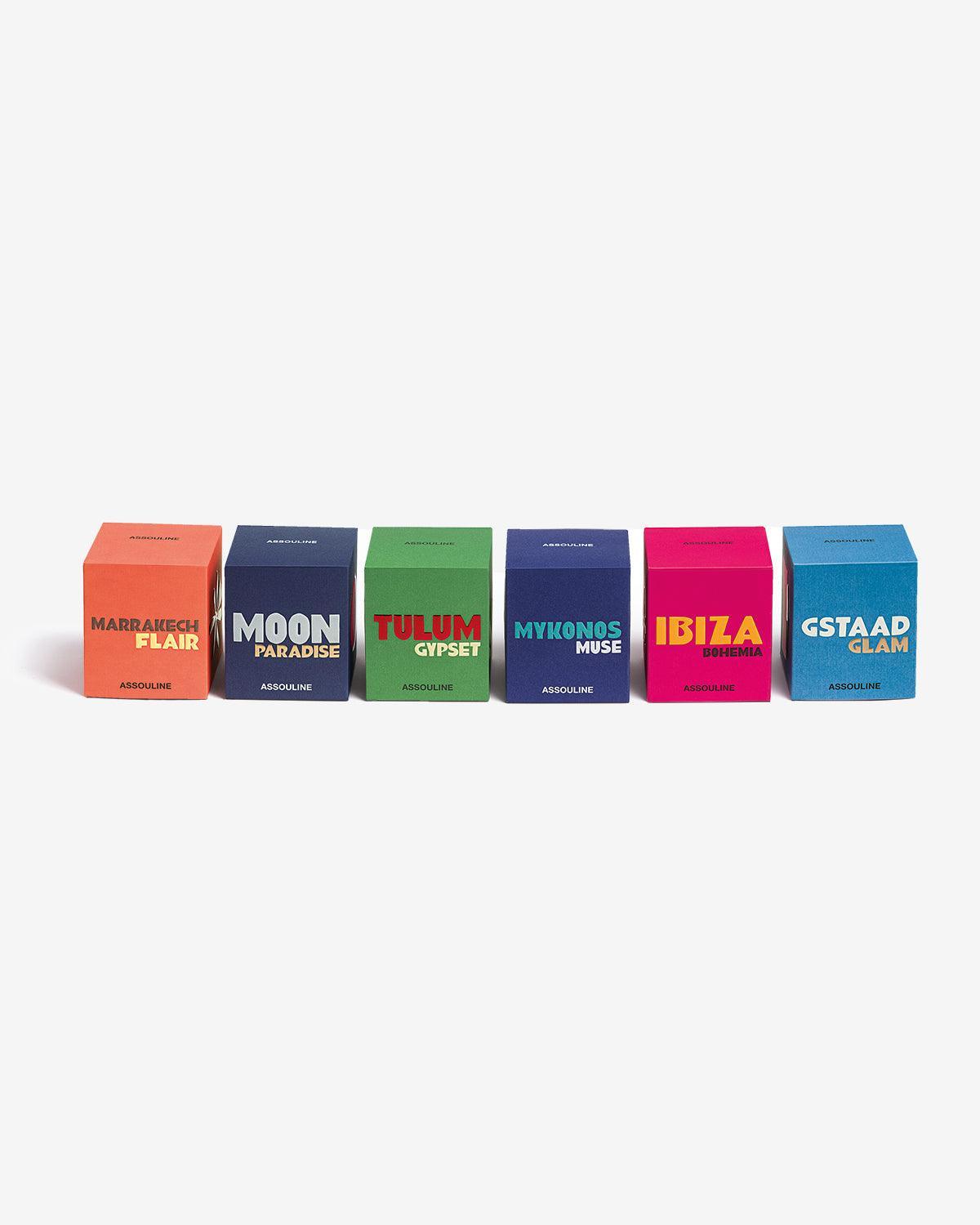 SET DE VELAS AROMÁTICAS VIAJE DESDE CASA