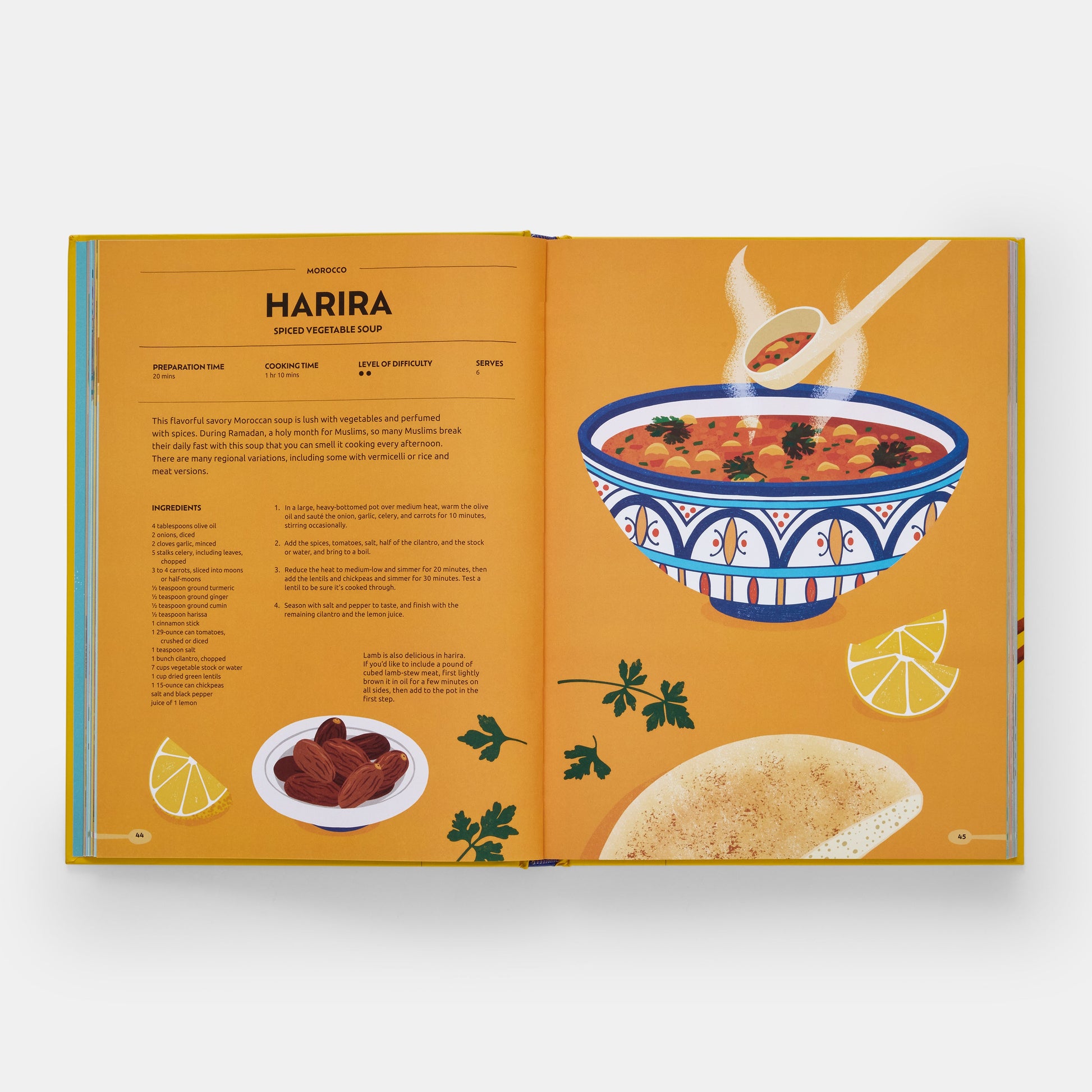 Un mundo de sabor: una celebración de la comida y las recetas de todo el mundo